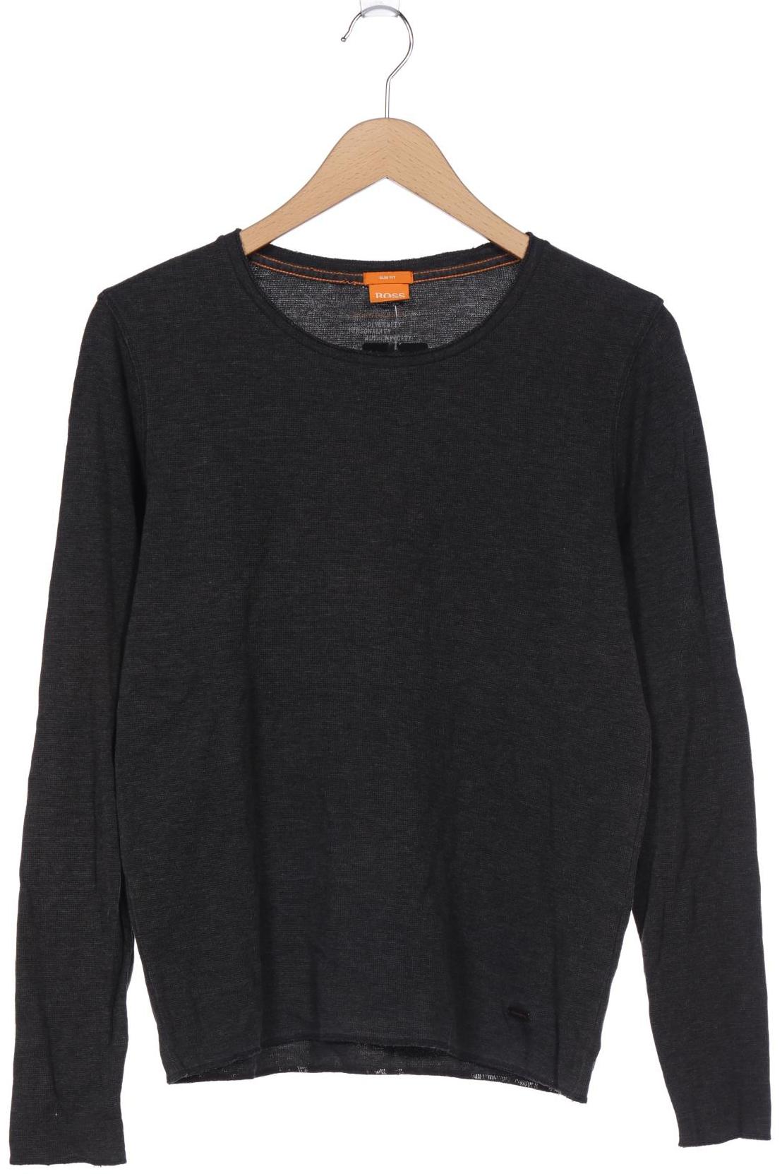 

Boss Orange Herren Langarmshirt, grau