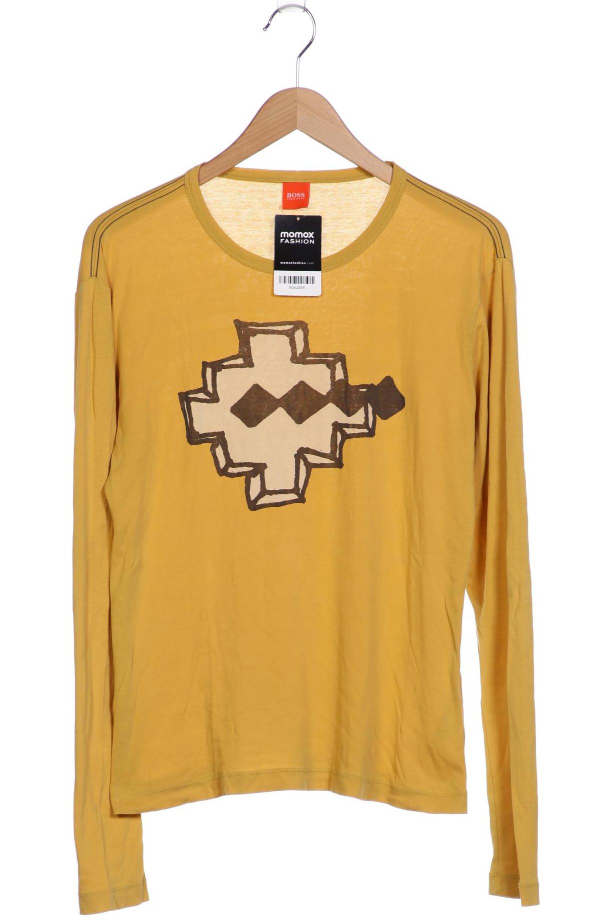 

Boss Orange Herren Langarmshirt, gelb, Gr. 48