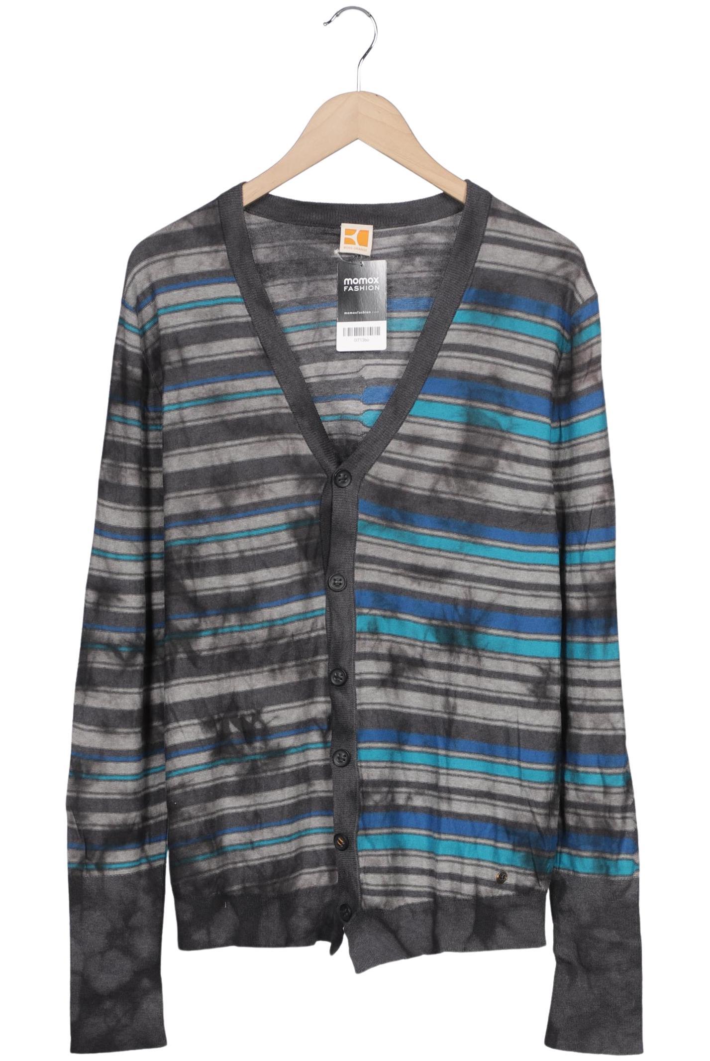 

Boss Orange Herren Strickjacke, grau, Gr. 48