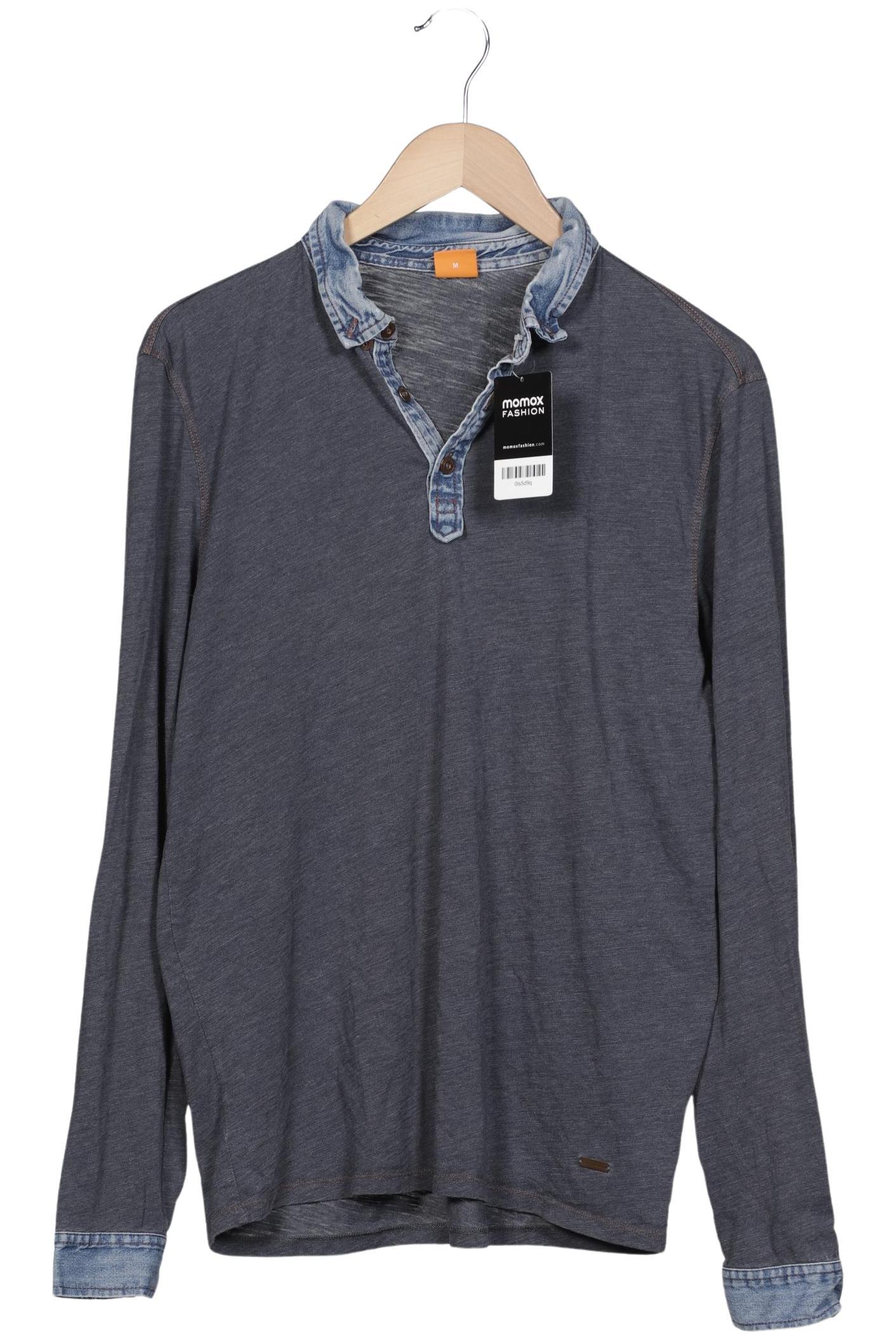 

Boss Orange Herren Langarmshirt, marineblau, Gr. 48