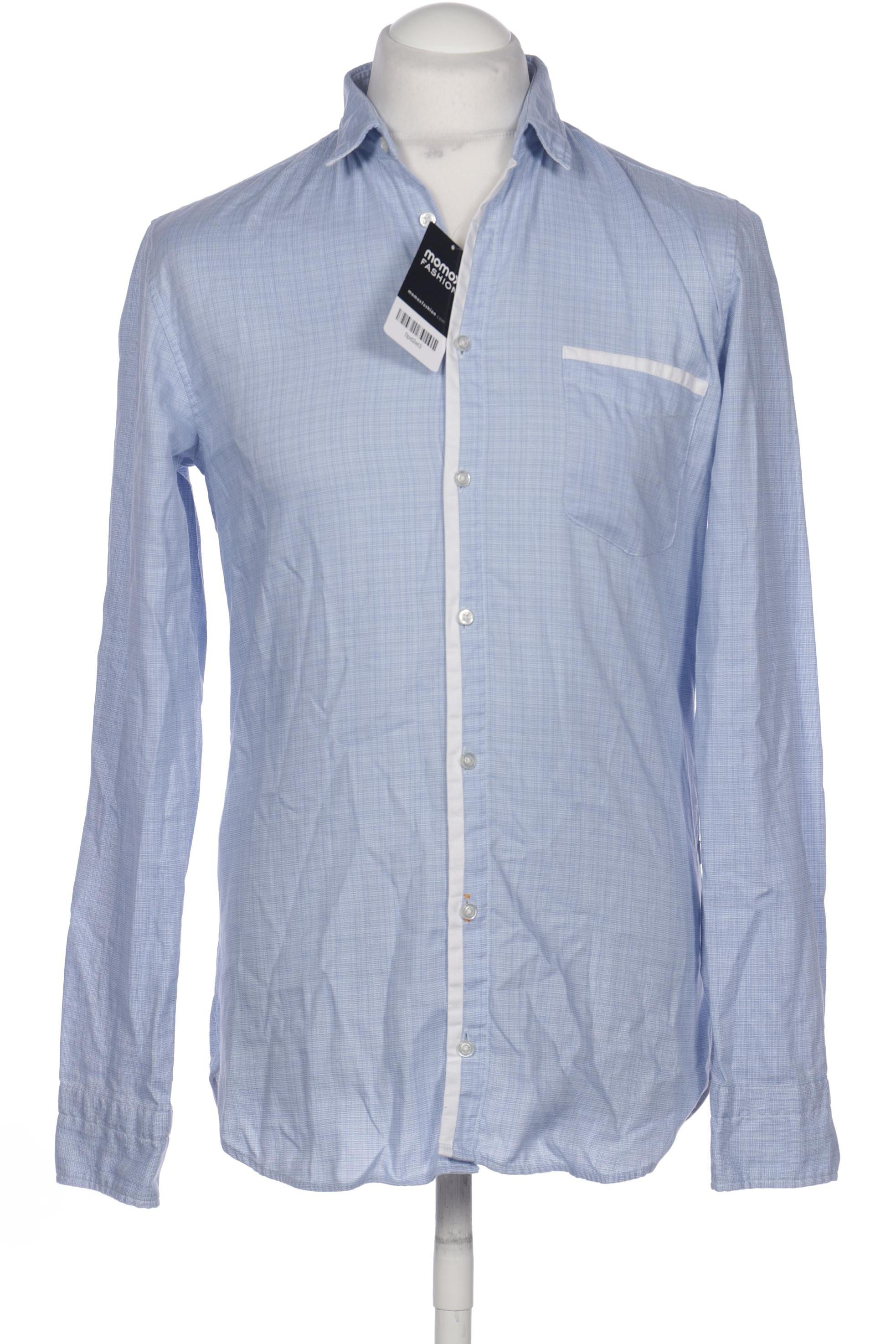 

Boss Orange Herren Hemd, blau, Gr. 48