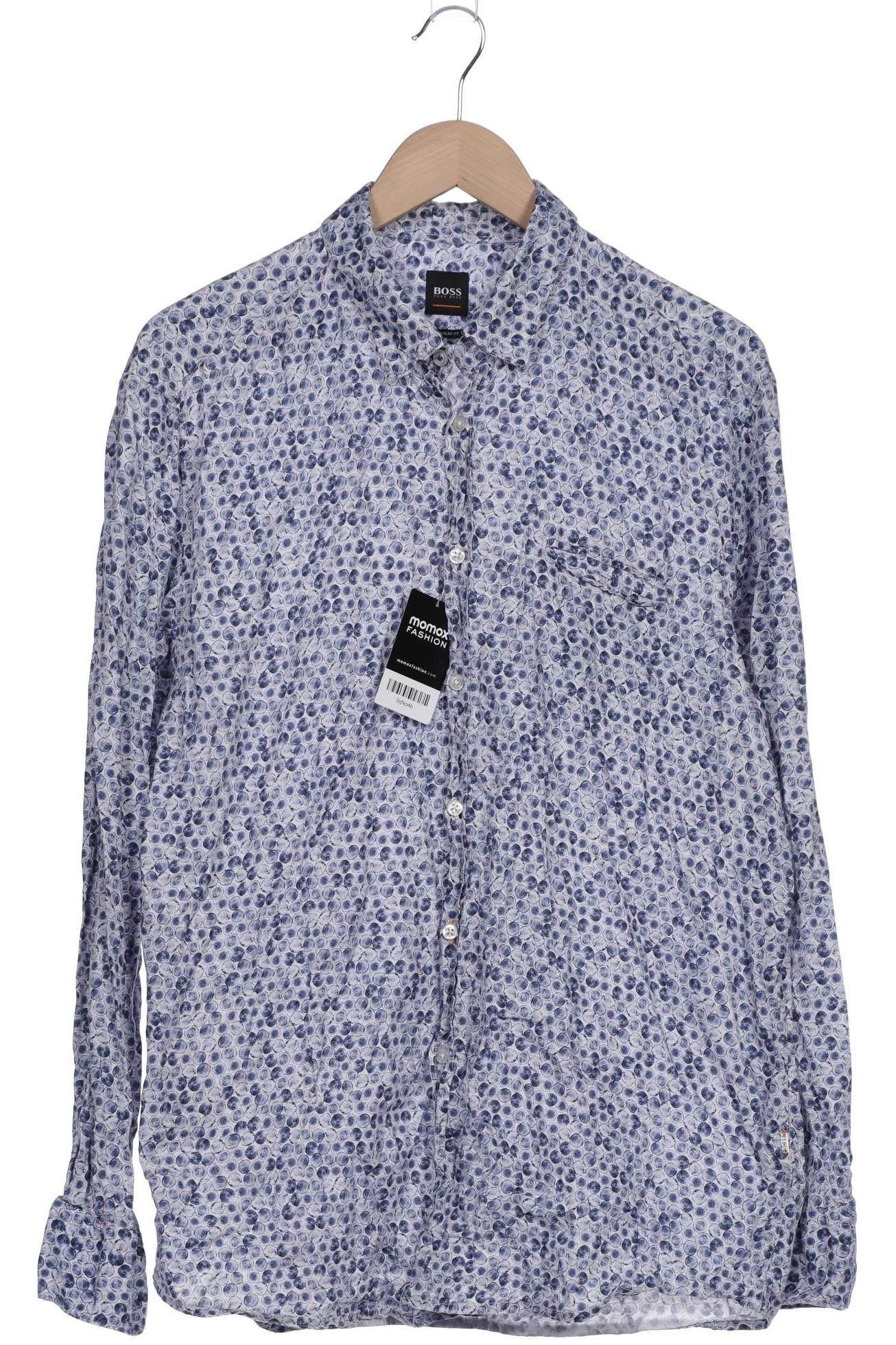 

Boss Orange Herren Hemd, blau, Gr. 56