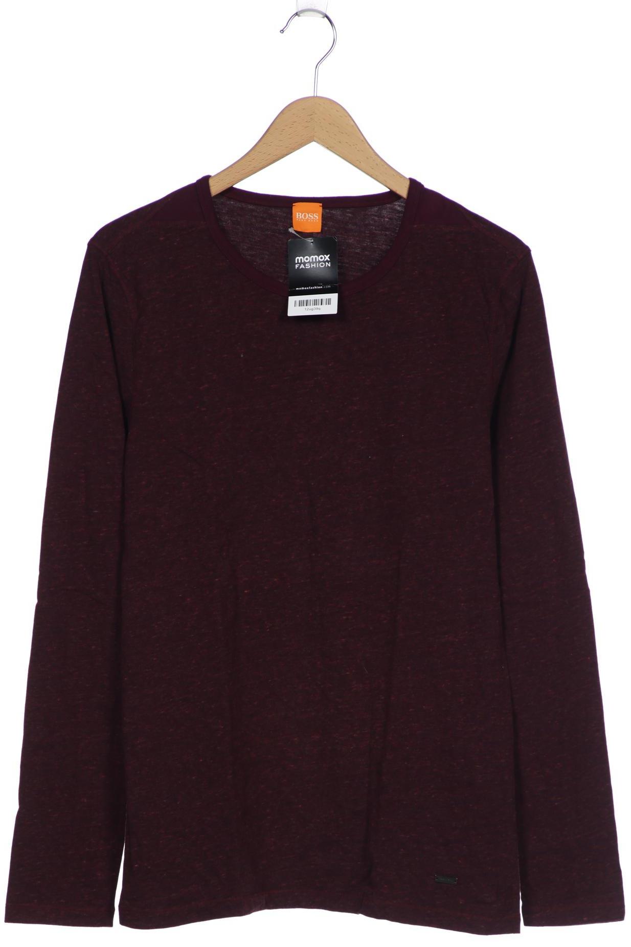 

Boss Orange Herren Langarmshirt, bordeaux