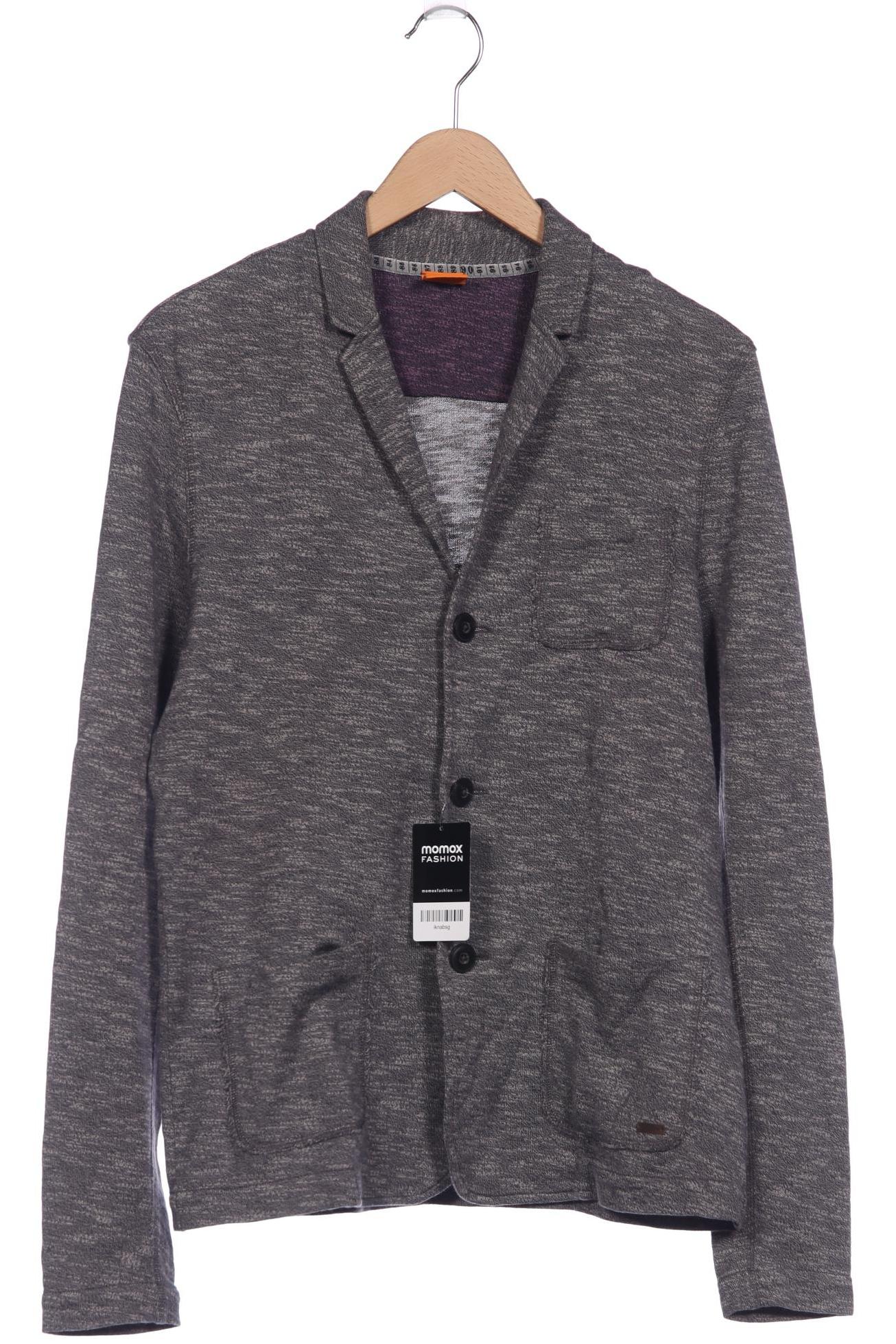

Boss Orange Herren Strickjacke, grau, Gr. 52