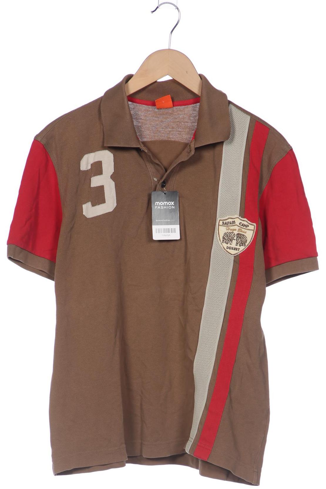 

Boss Orange Herren Poloshirt, braun, Gr. 52