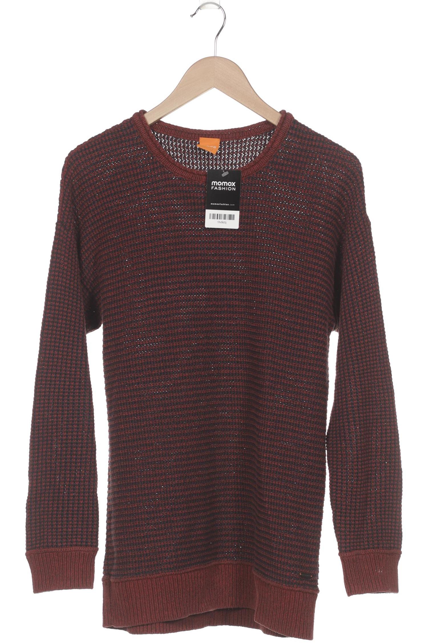 

Boss Orange Herren Pullover, bordeaux, Gr. 52