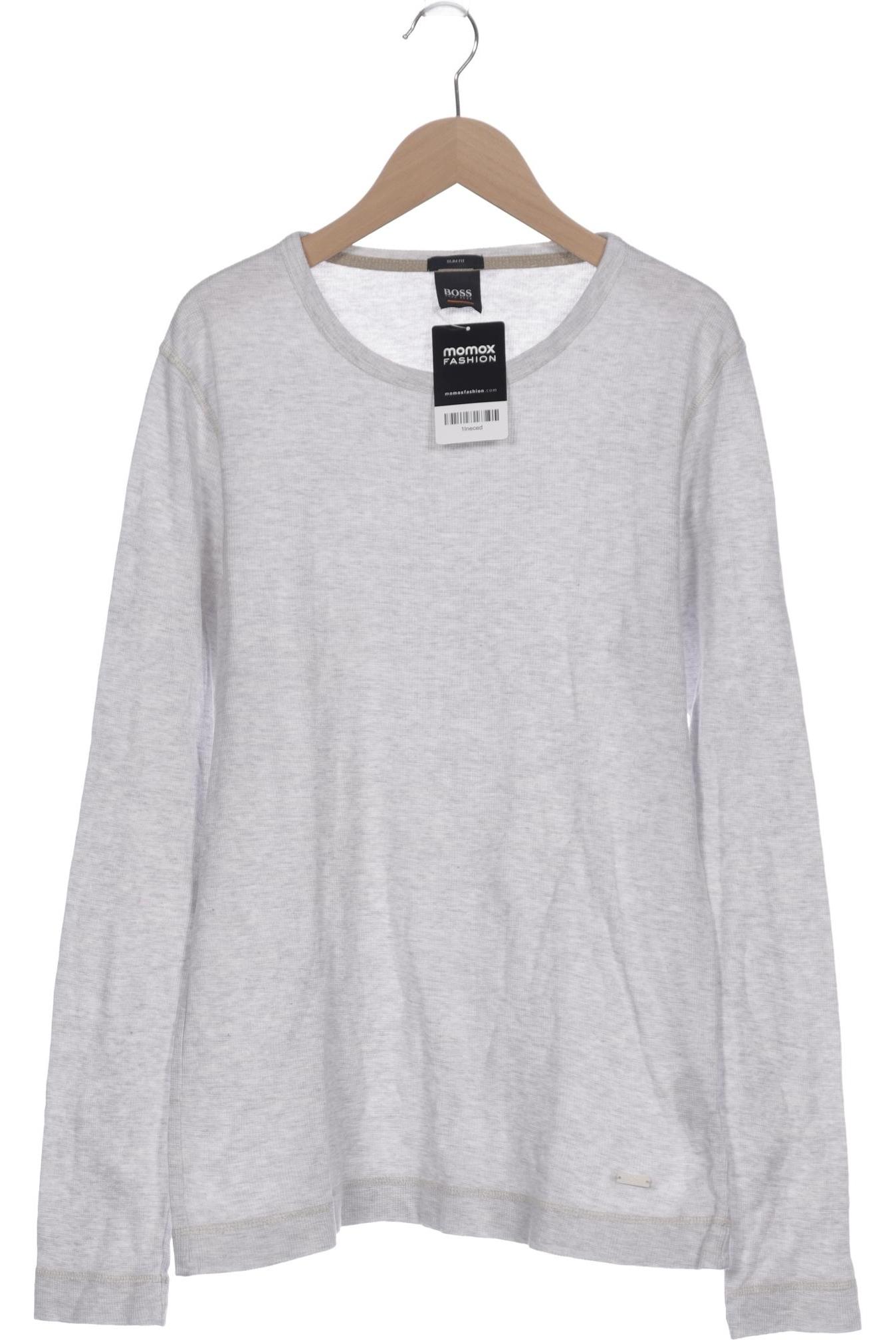 

Boss Orange Herren Langarmshirt, grau, Gr. 52