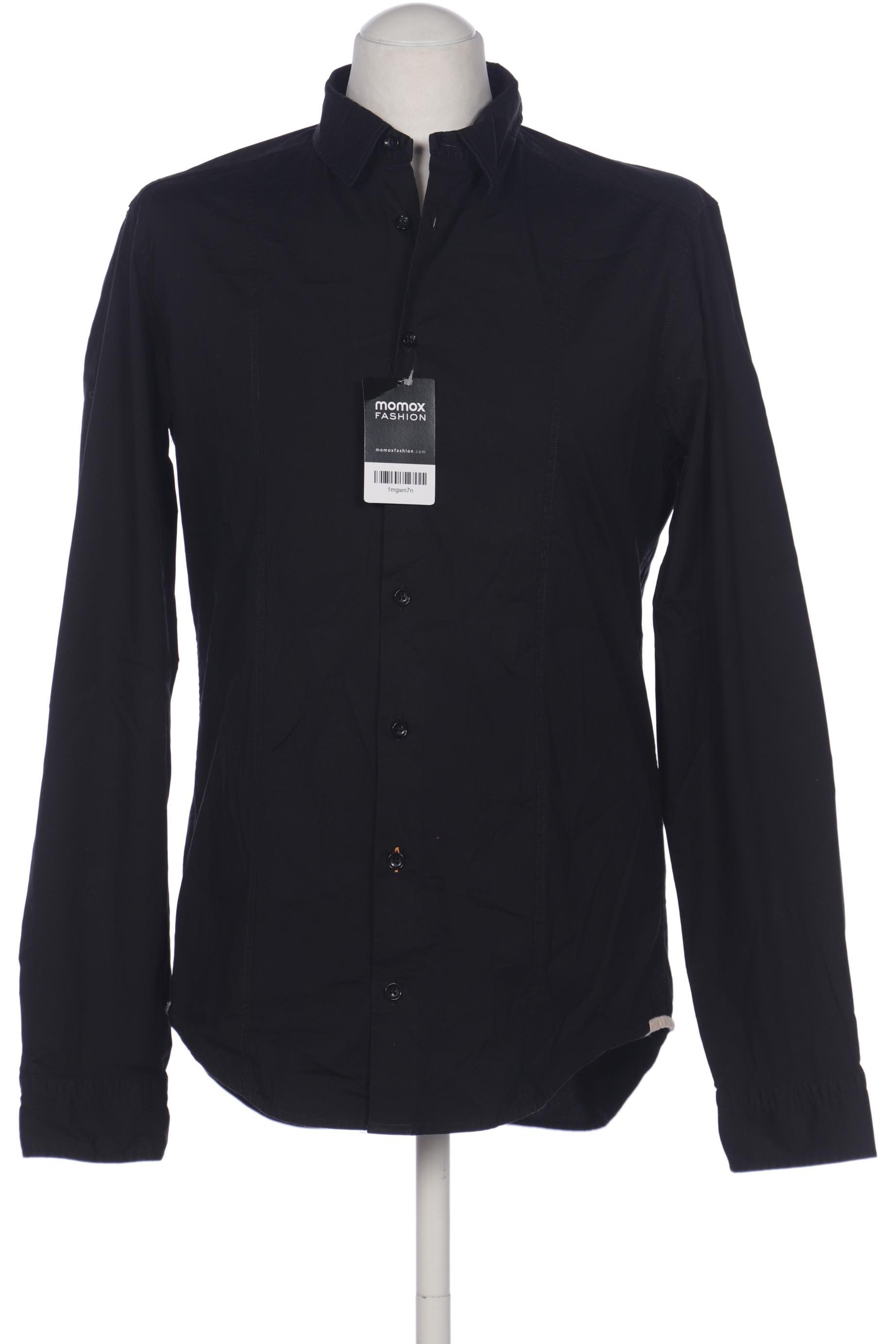 

Boss Orange Herren Hemd, schwarz, Gr. 48