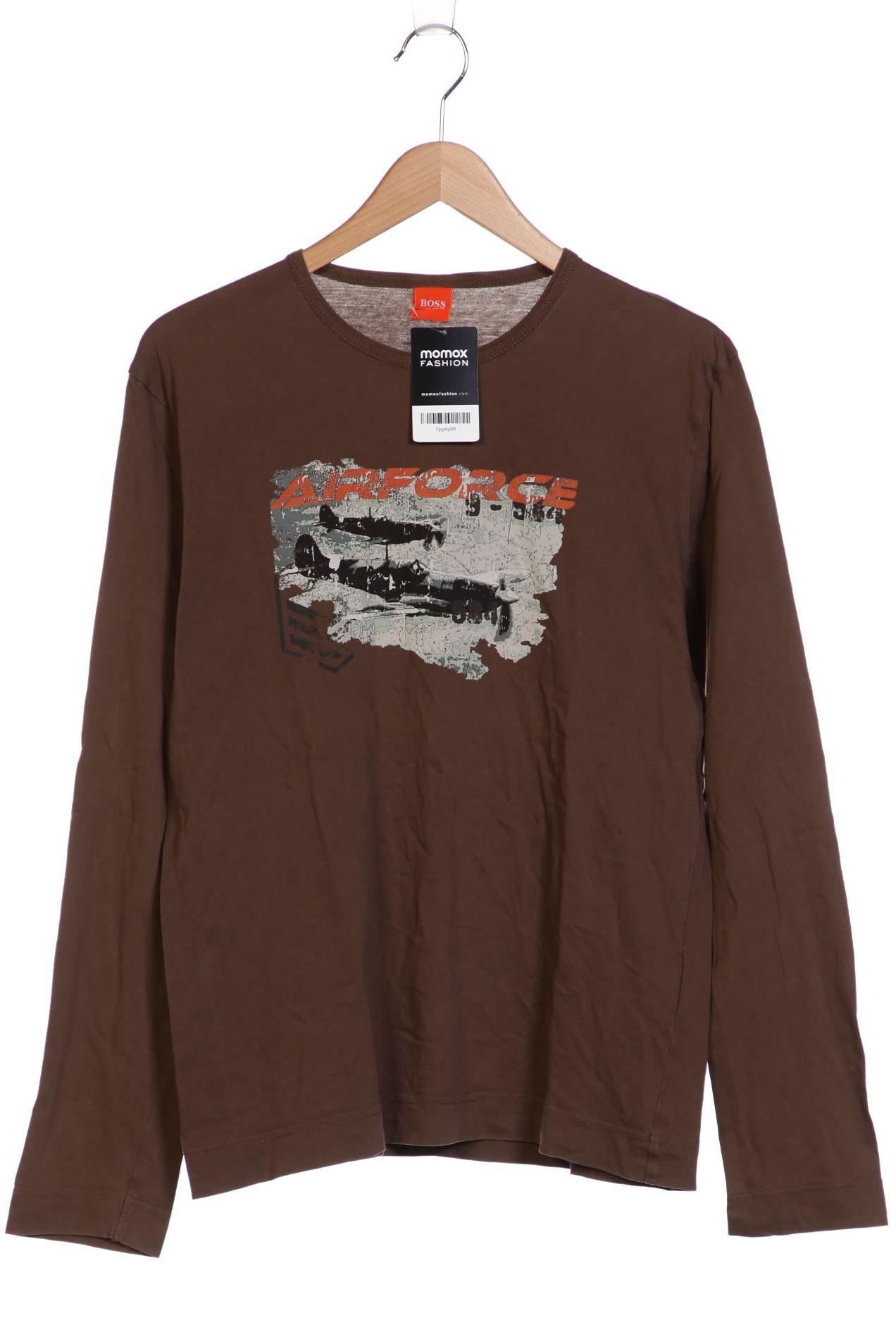 

Boss Orange Herren Langarmshirt, braun, Gr. 48