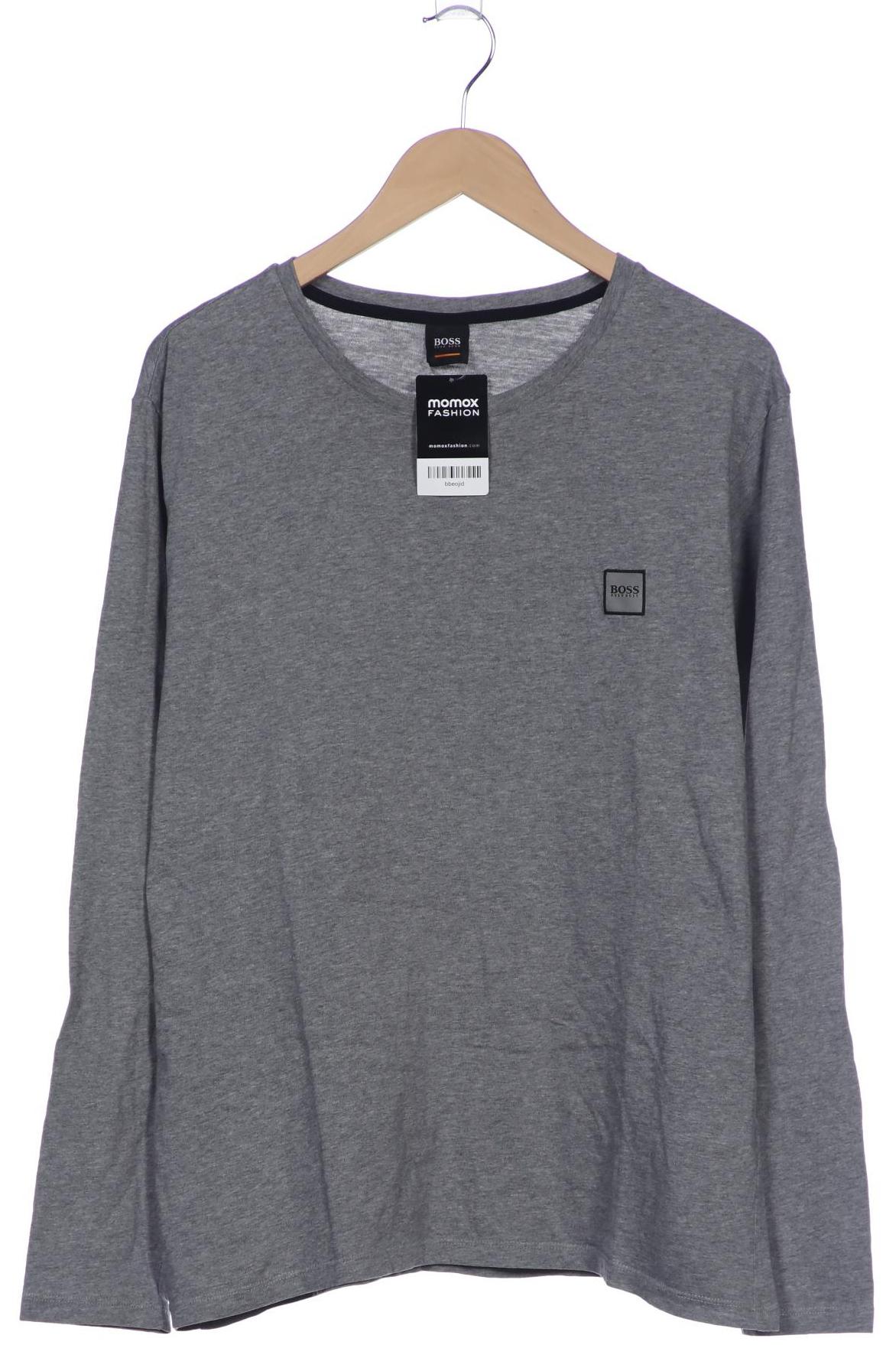 

Boss Orange Herren Langarmshirt, grau, Gr. 56