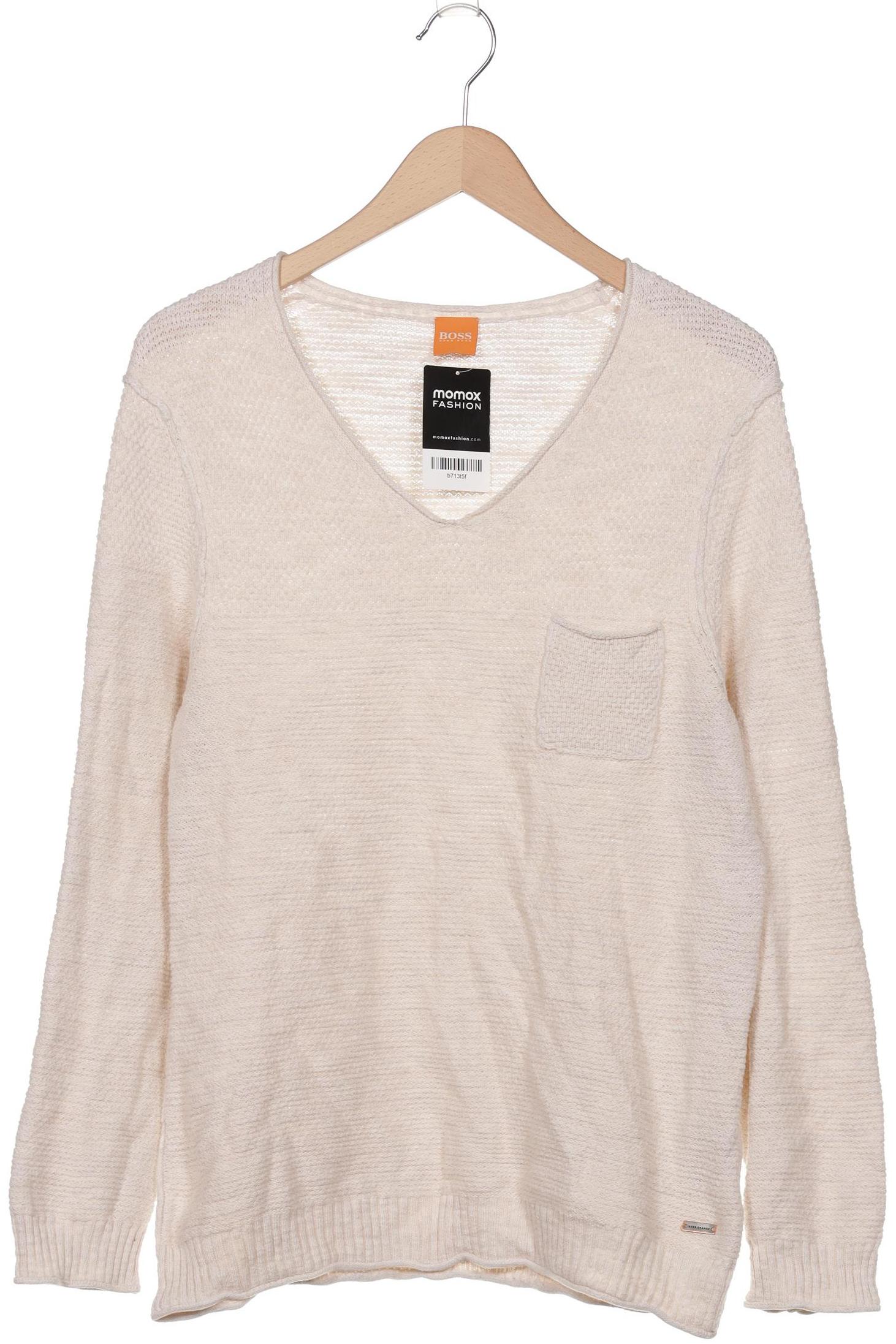 

Boss Orange Herren Pullover, cremeweiß, Gr. 52