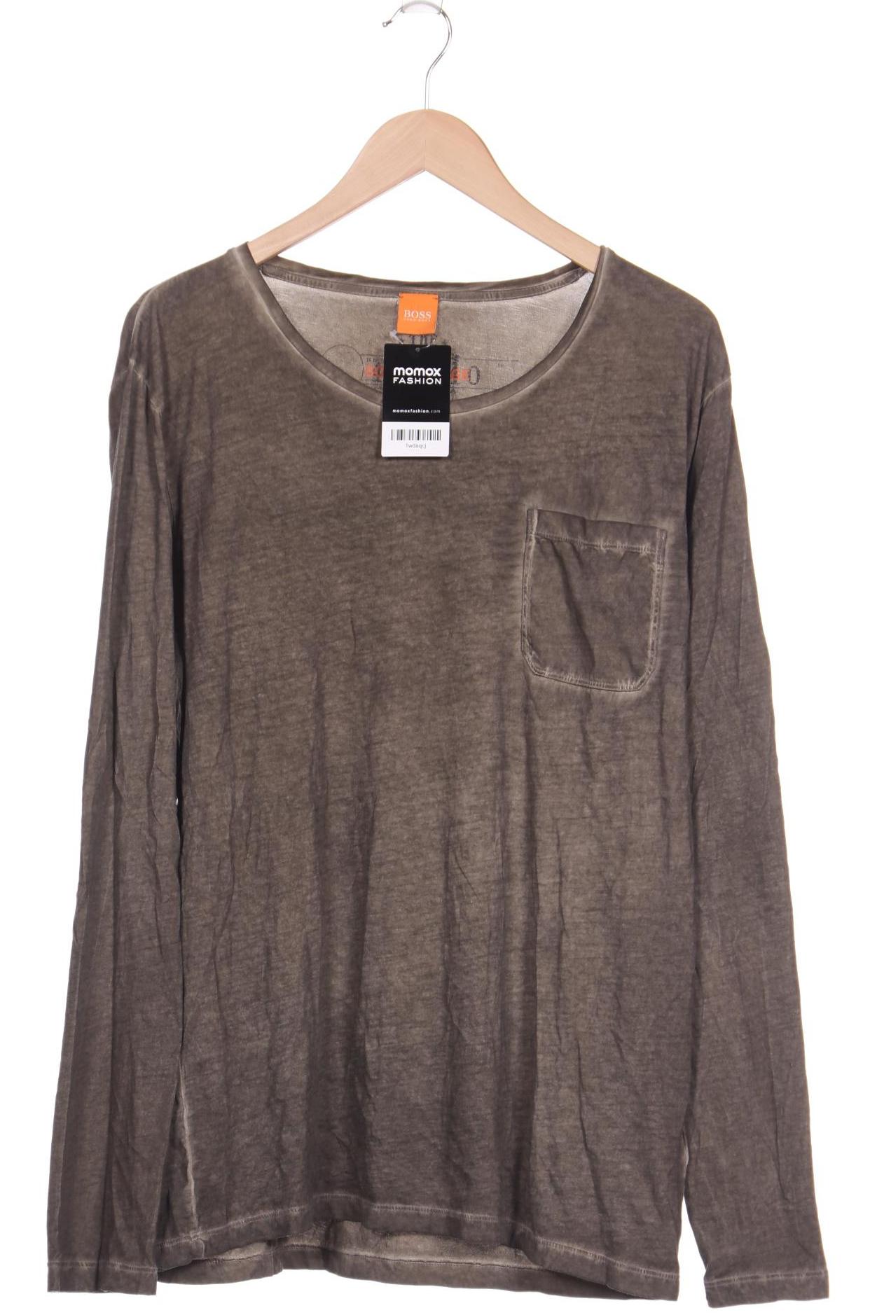 

Boss Orange Herren Langarmshirt, grau