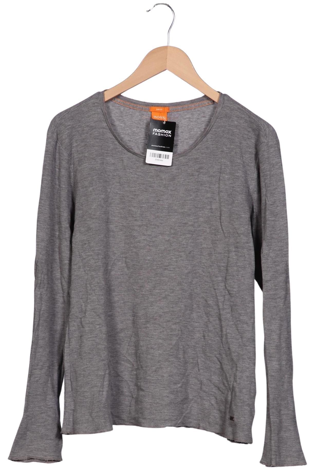 

Boss Orange Herren Langarmshirt, grau, Gr. 52