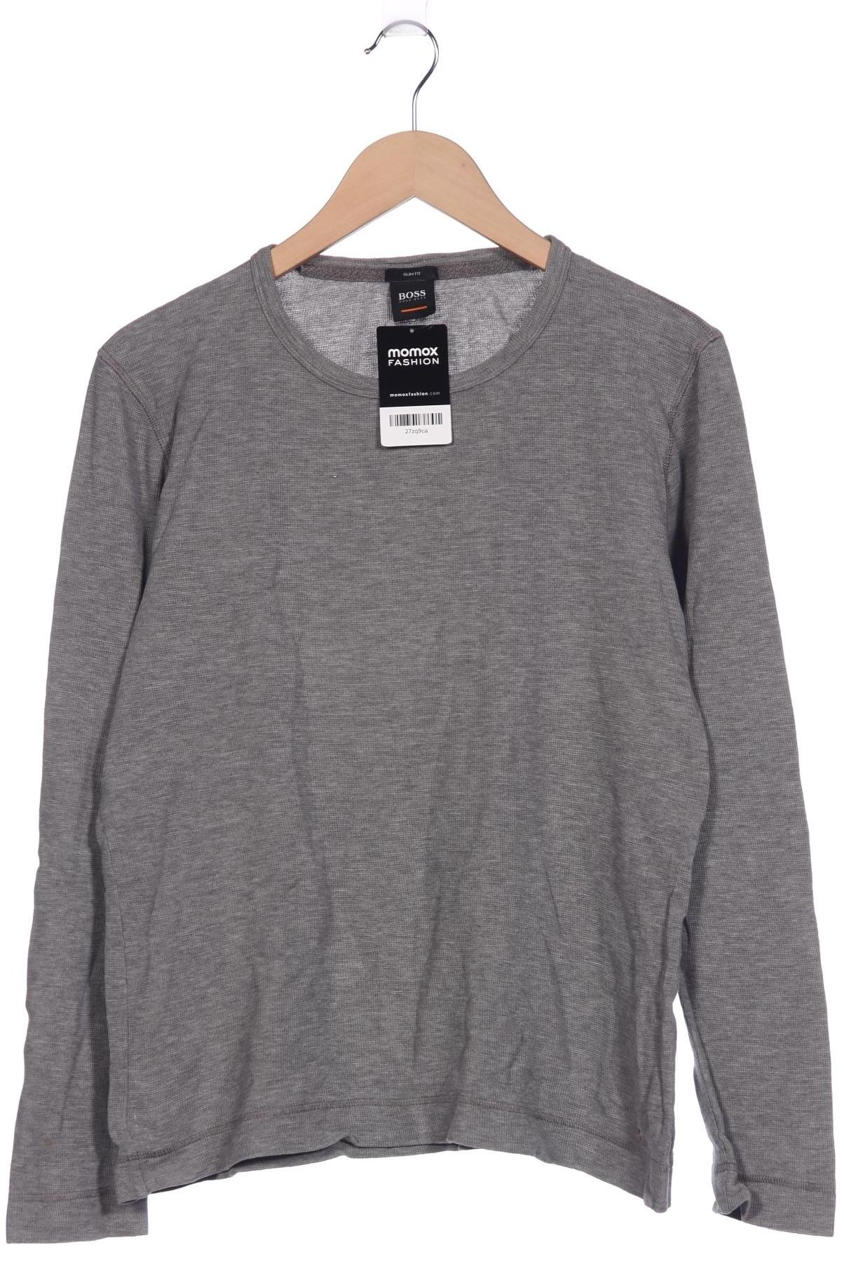

Boss Orange Herren Langarmshirt, grau, Gr. 52