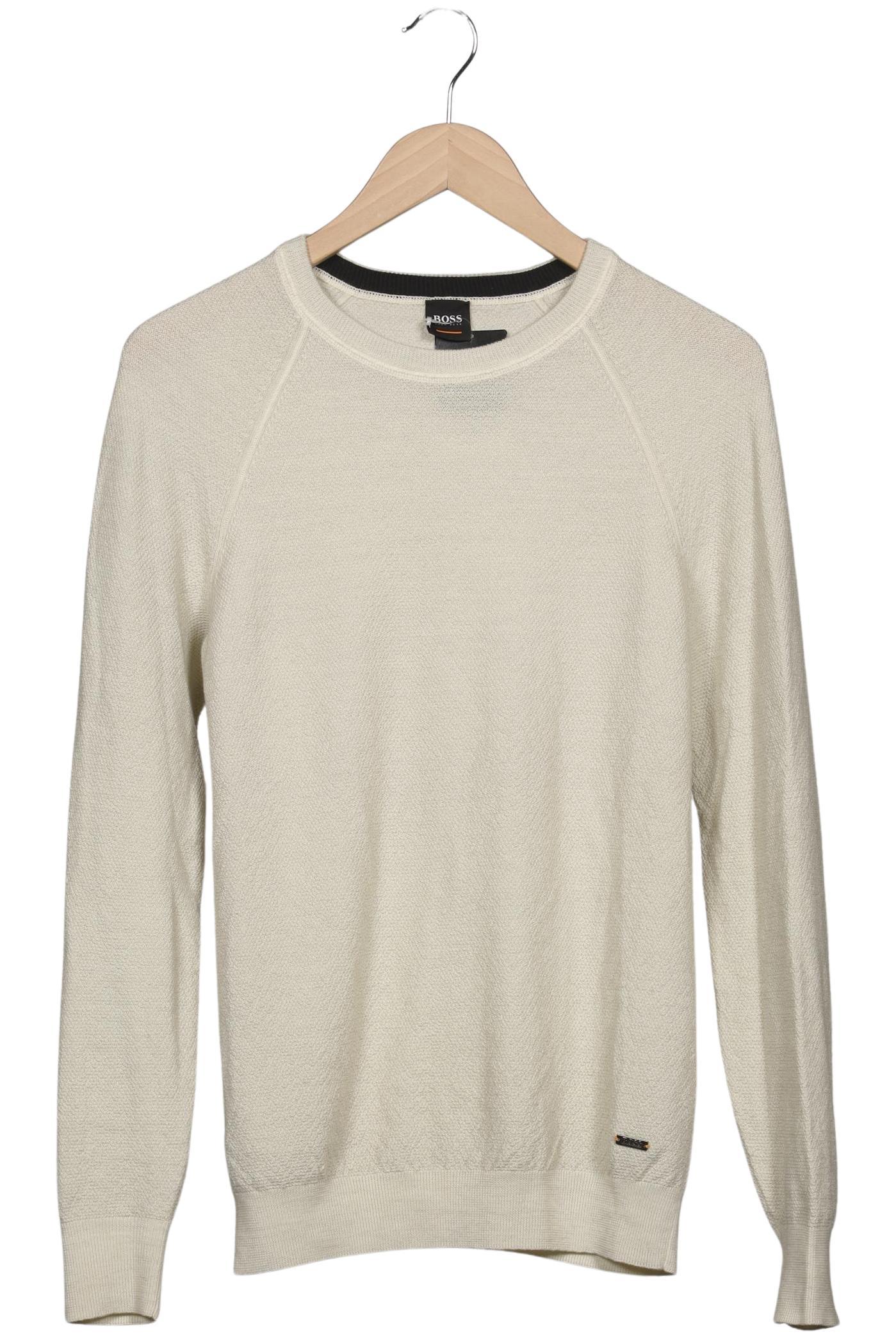 

Boss Orange Herren Pullover, cremeweiß, Gr. 52