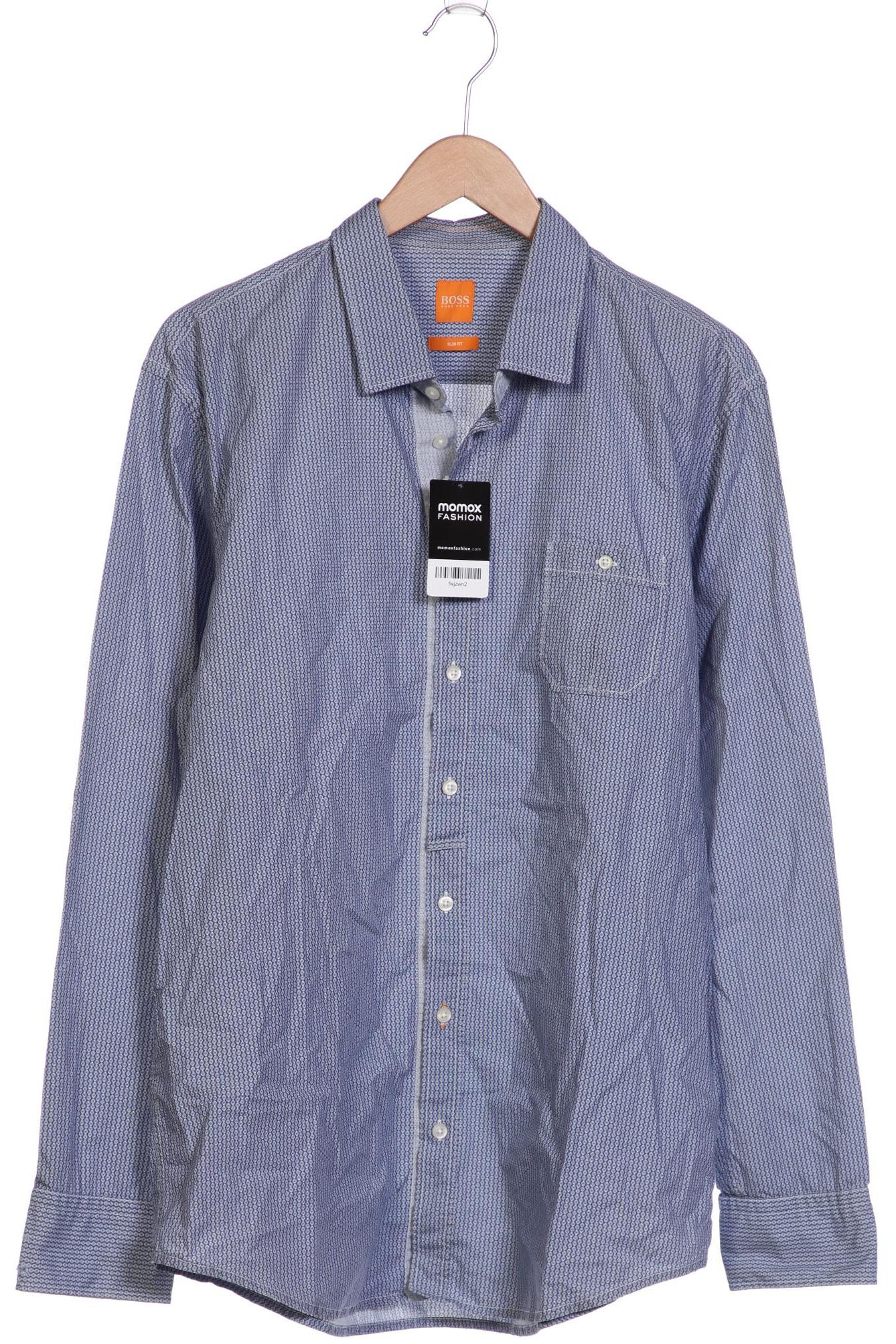

Boss Orange Herren Hemd, blau, Gr. 56