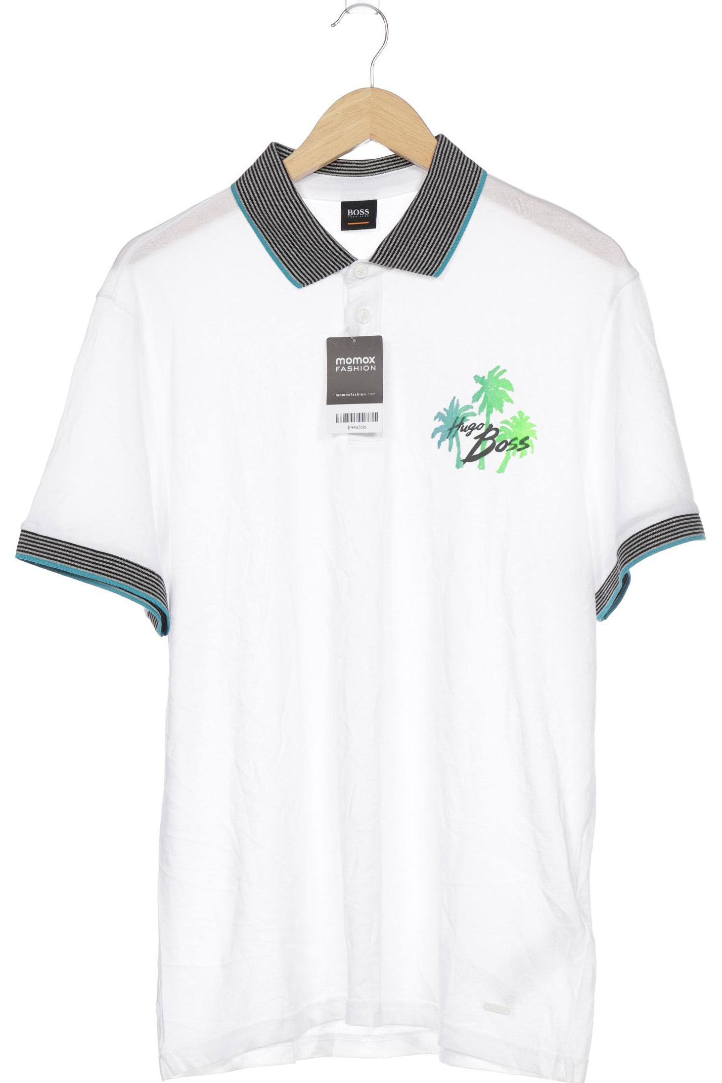 

Boss Orange Herren Poloshirt, weiß, Gr. 54