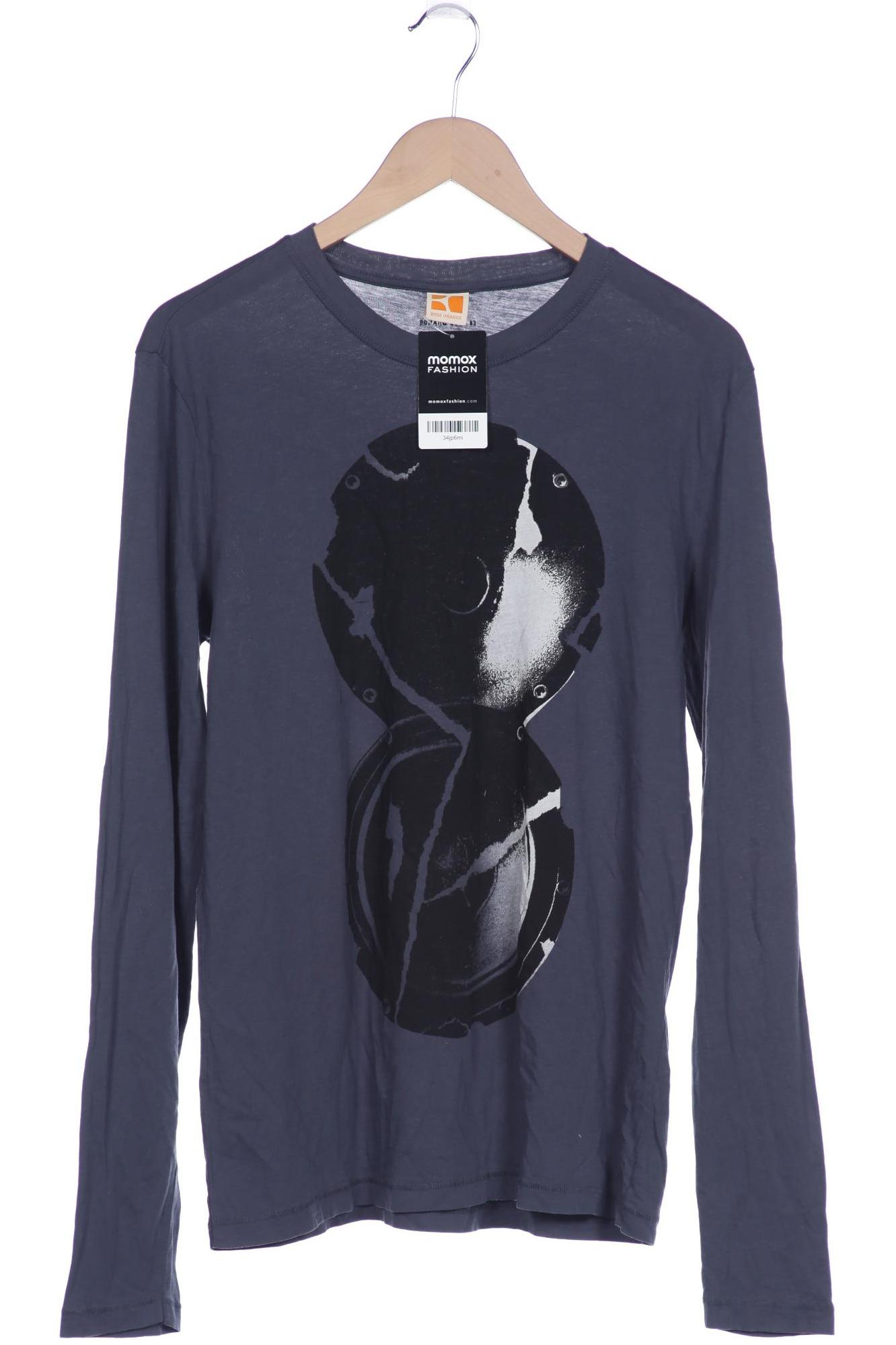 

Boss Orange Herren Langarmshirt, grau, Gr. 48