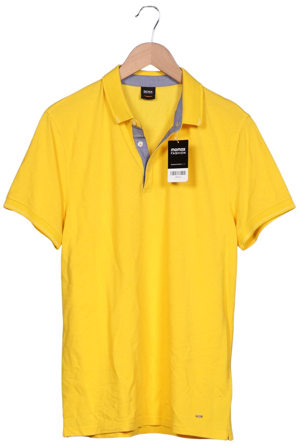 

Boss Orange Herren Poloshirt, gelb, Gr. 48