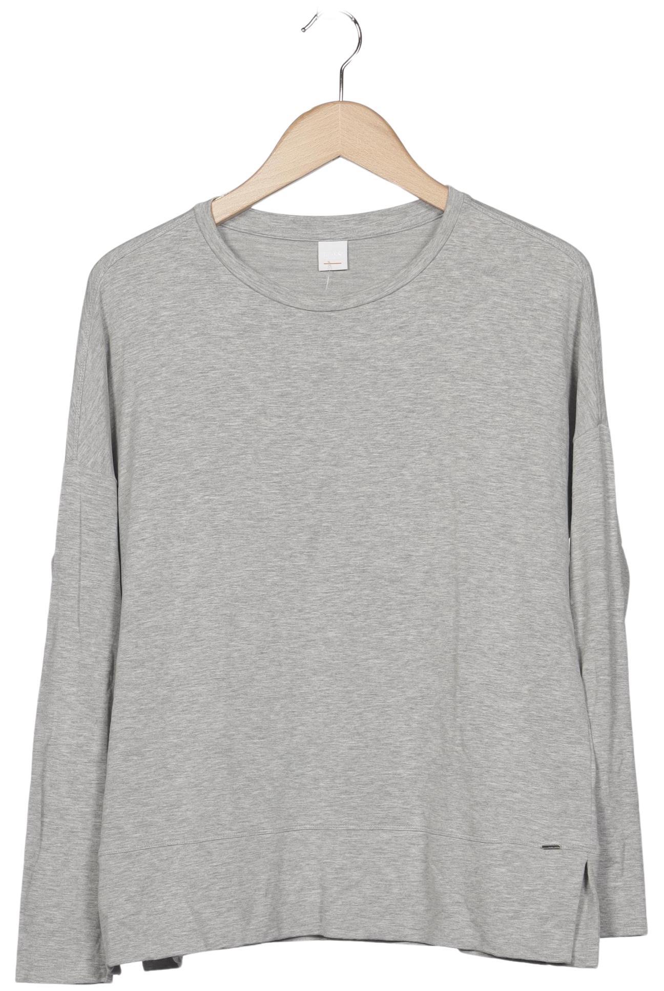 

Boss Orange Herren Langarmshirt, grau, Gr. 52