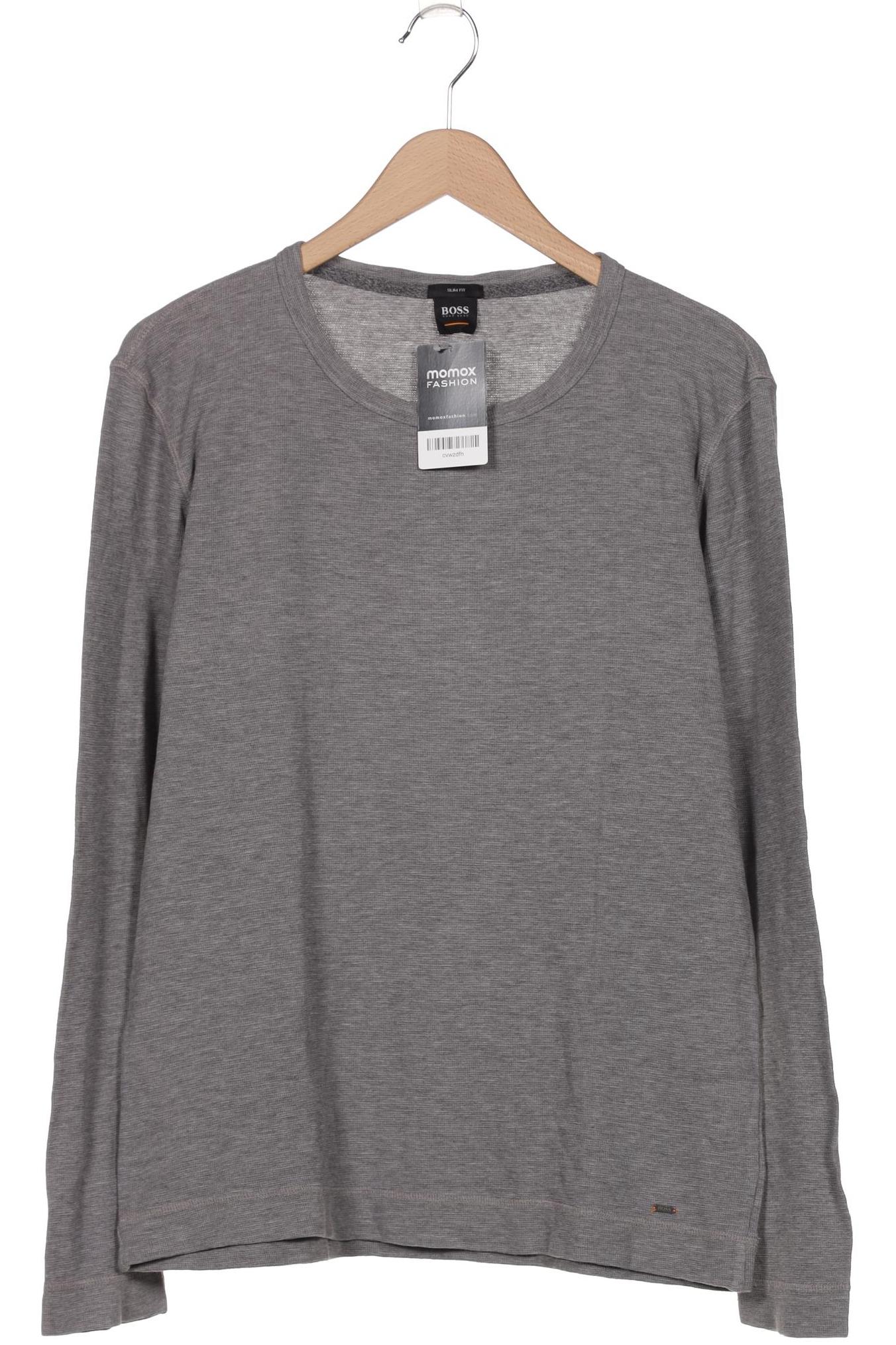

Boss Orange Herren Langarmshirt, grau, Gr. 54