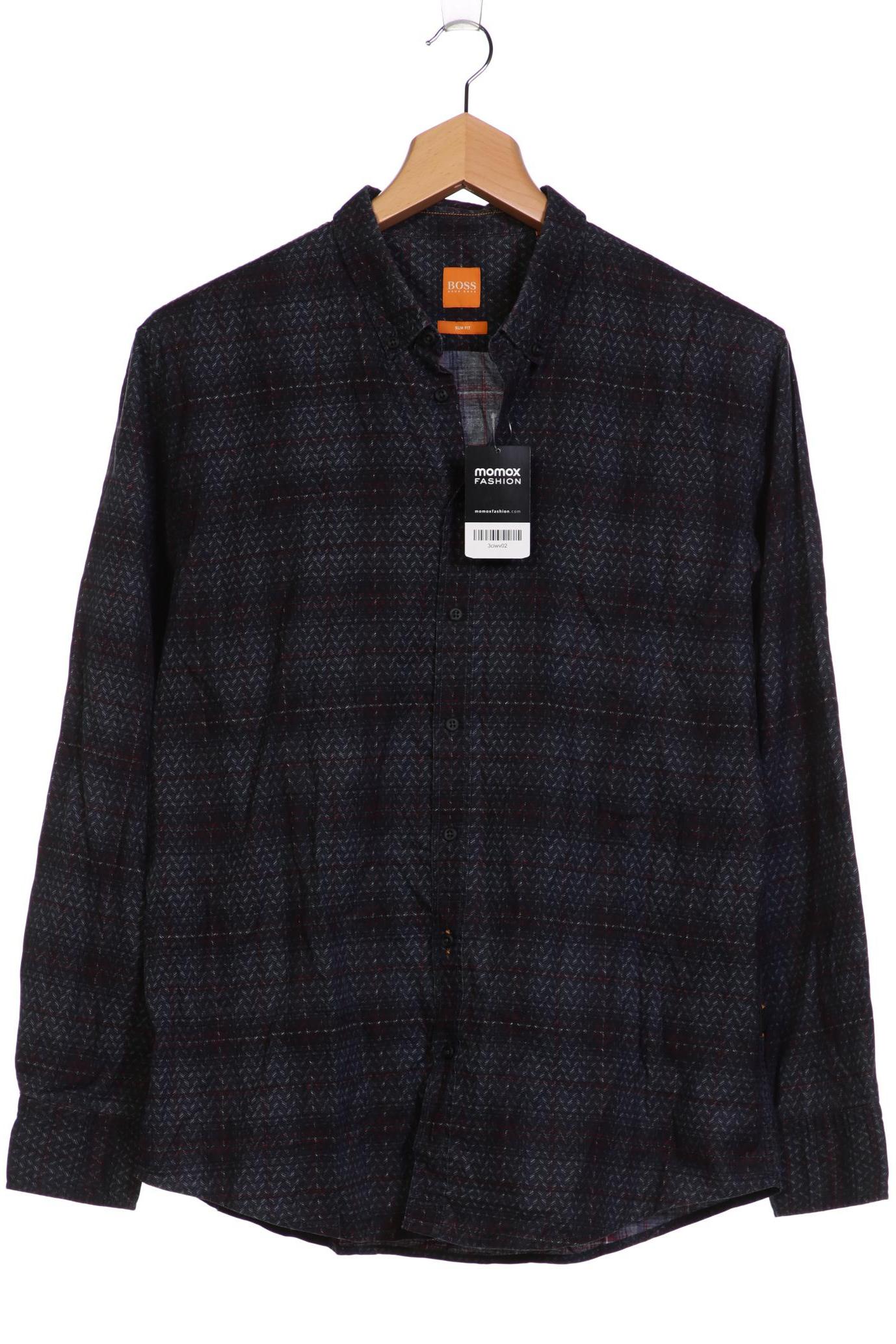 

Boss Orange Herren Hemd, marineblau, Gr. 56