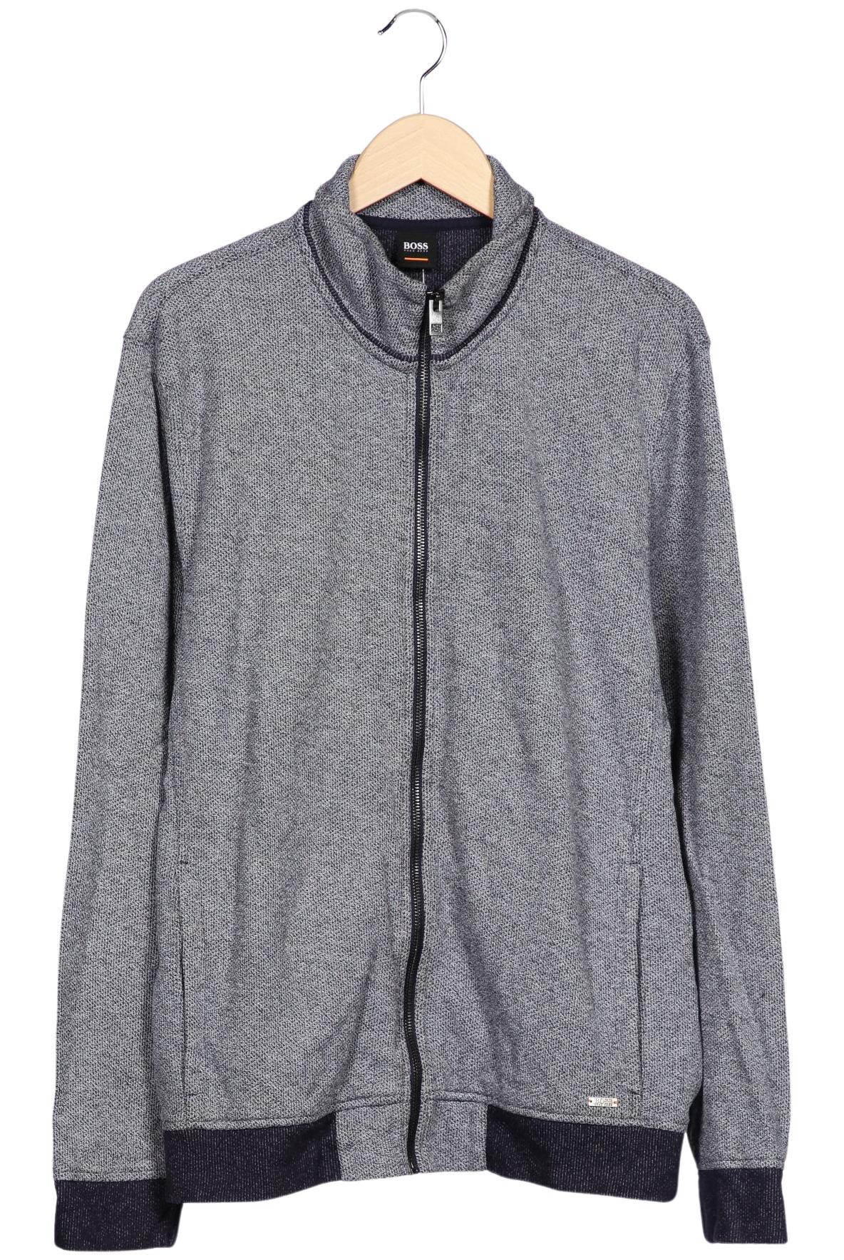 

Boss Orange Herren Strickjacke, grau, Gr. 54