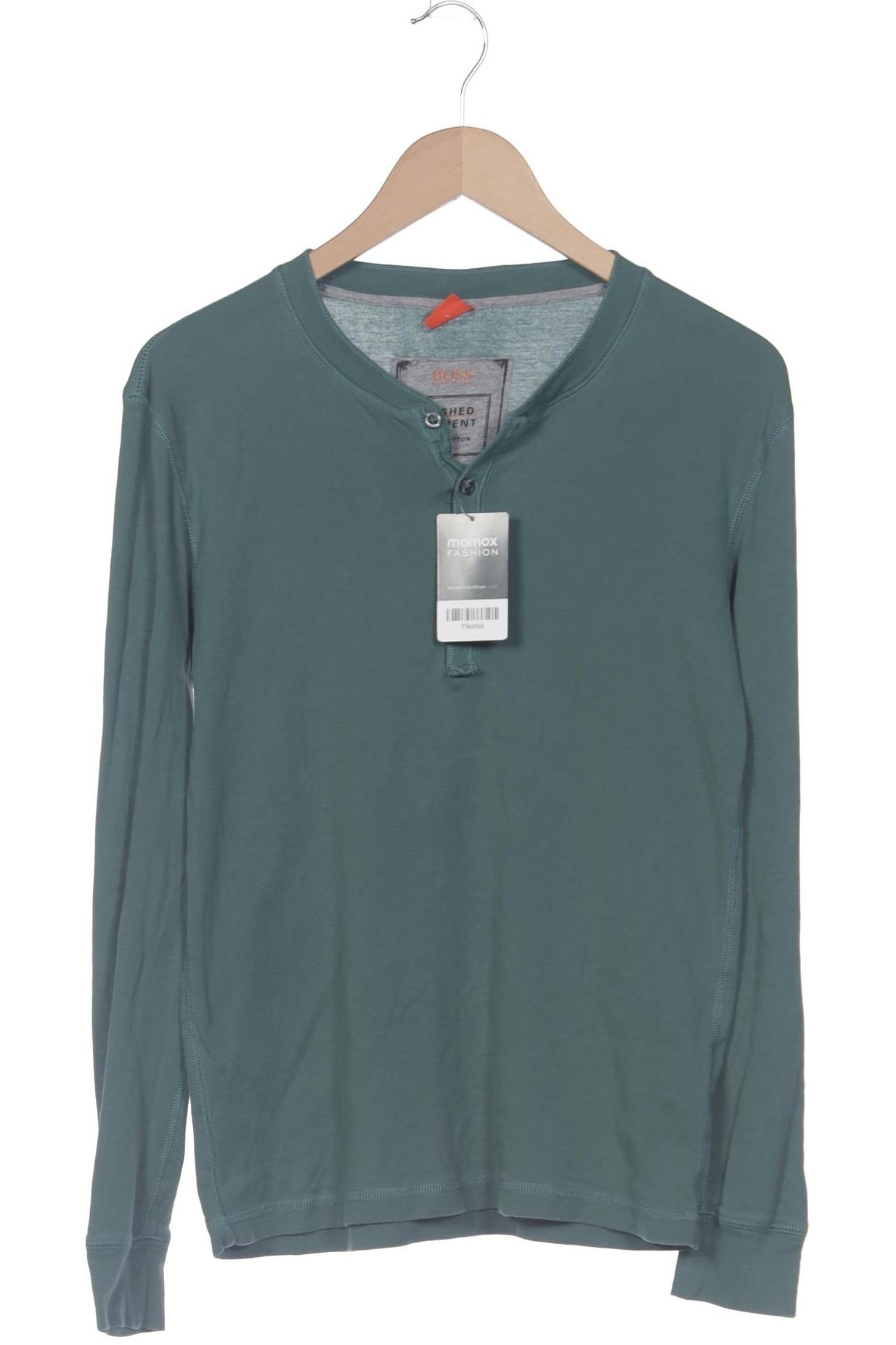 

Boss Orange Herren Langarmshirt, grün, Gr. 52