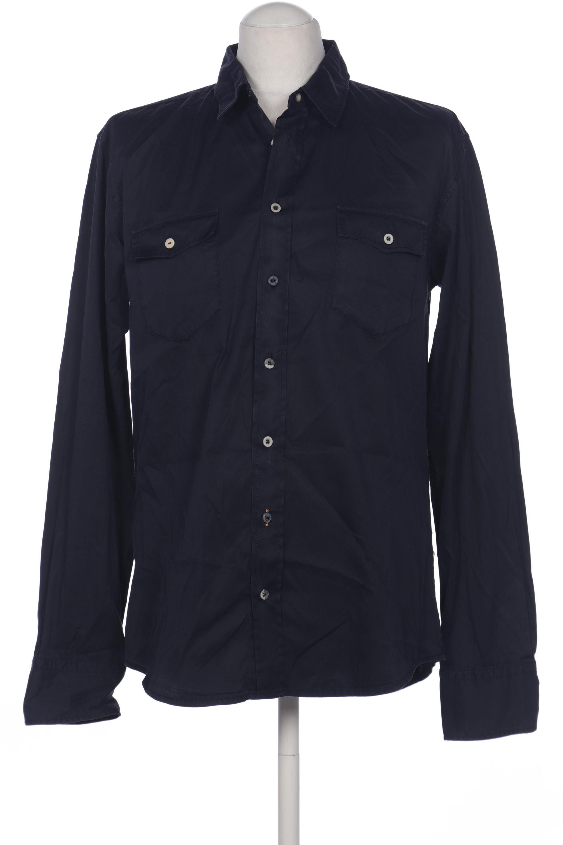 

Boss Orange Herren Hemd, marineblau, Gr. 52