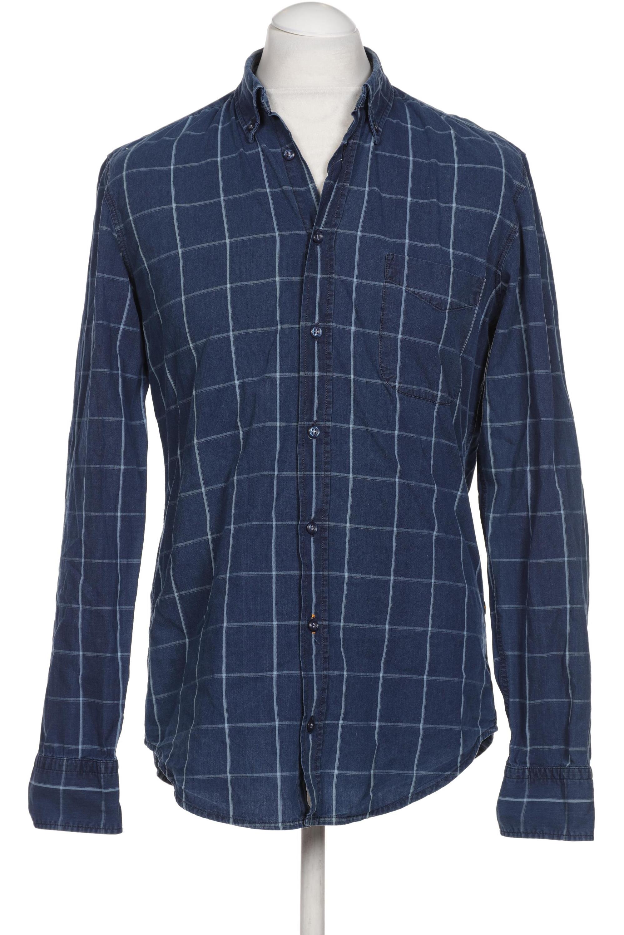 

Boss Orange Herren Hemd, blau