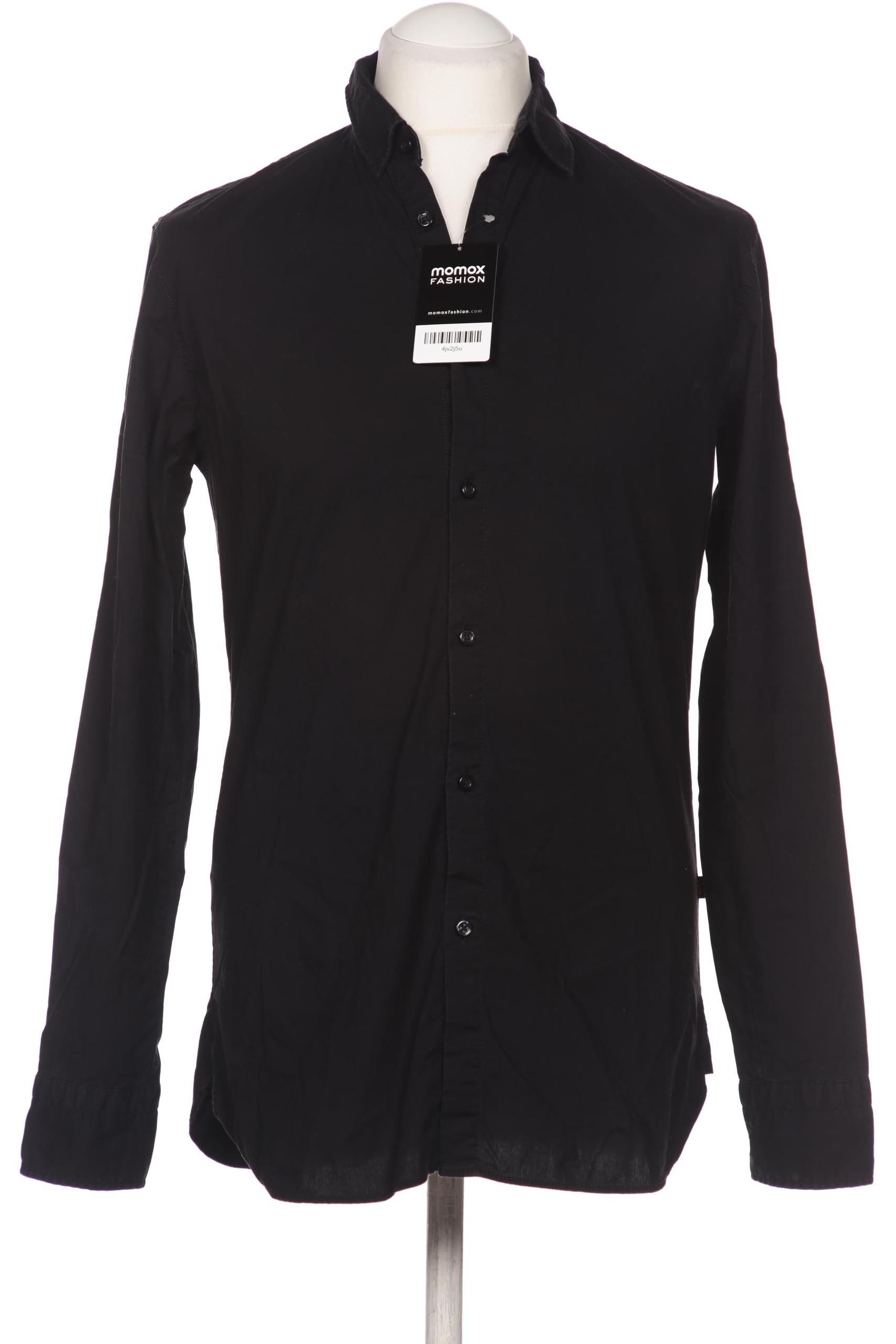 

Boss Orange Herren Hemd, schwarz, Gr. 48