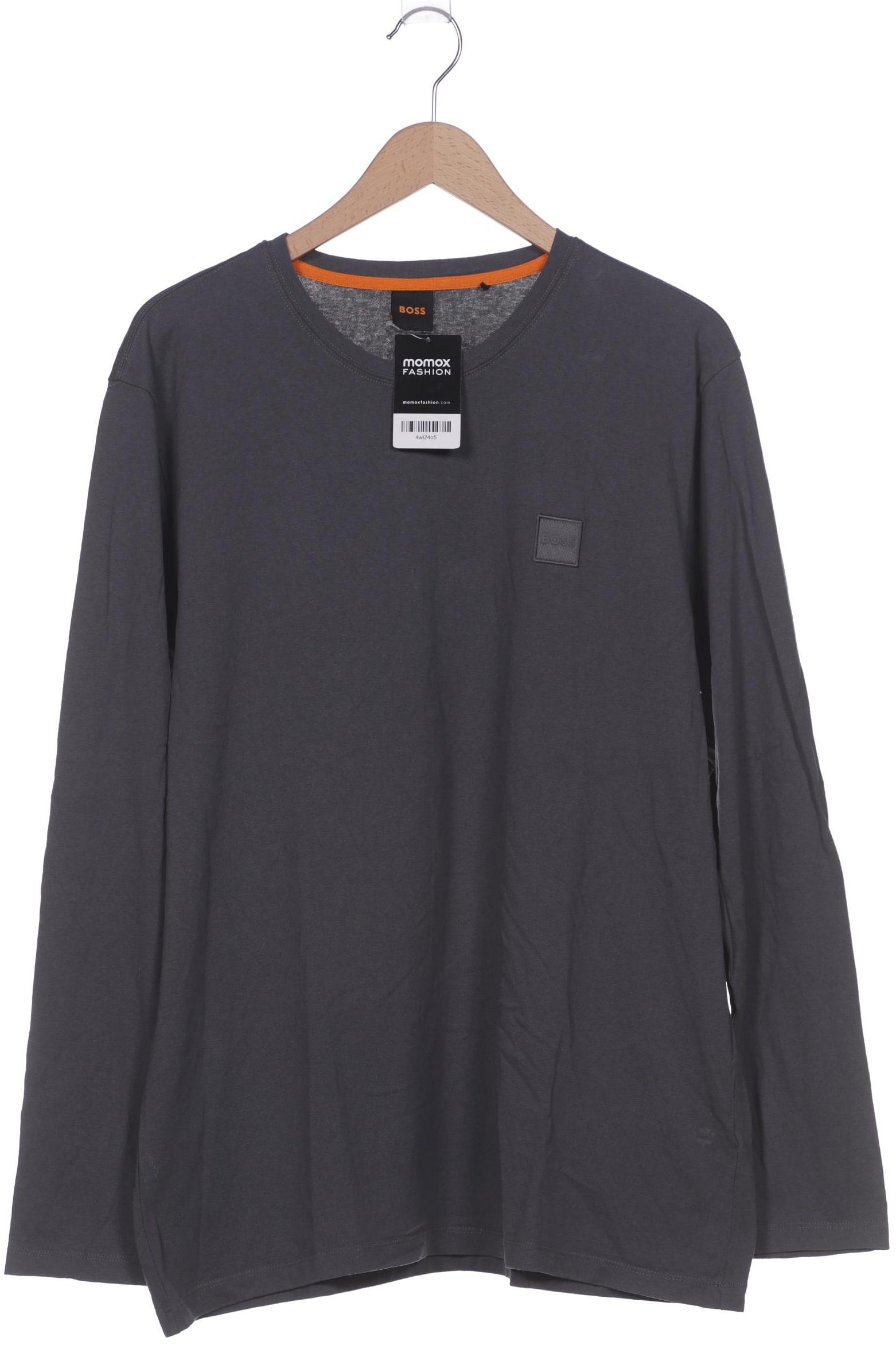 

Boss Orange Herren Langarmshirt, grau, Gr. 58