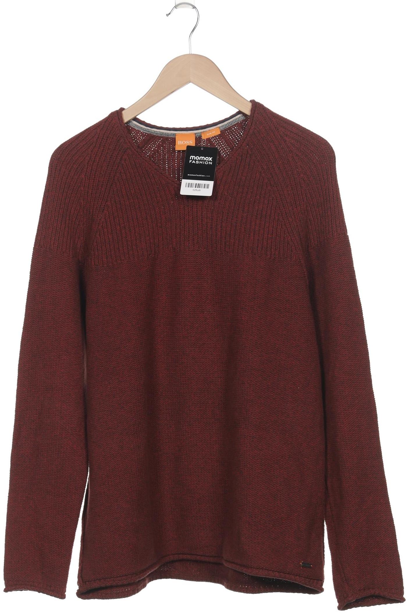 

Boss Orange Herren Pullover, bordeaux, Gr. 56