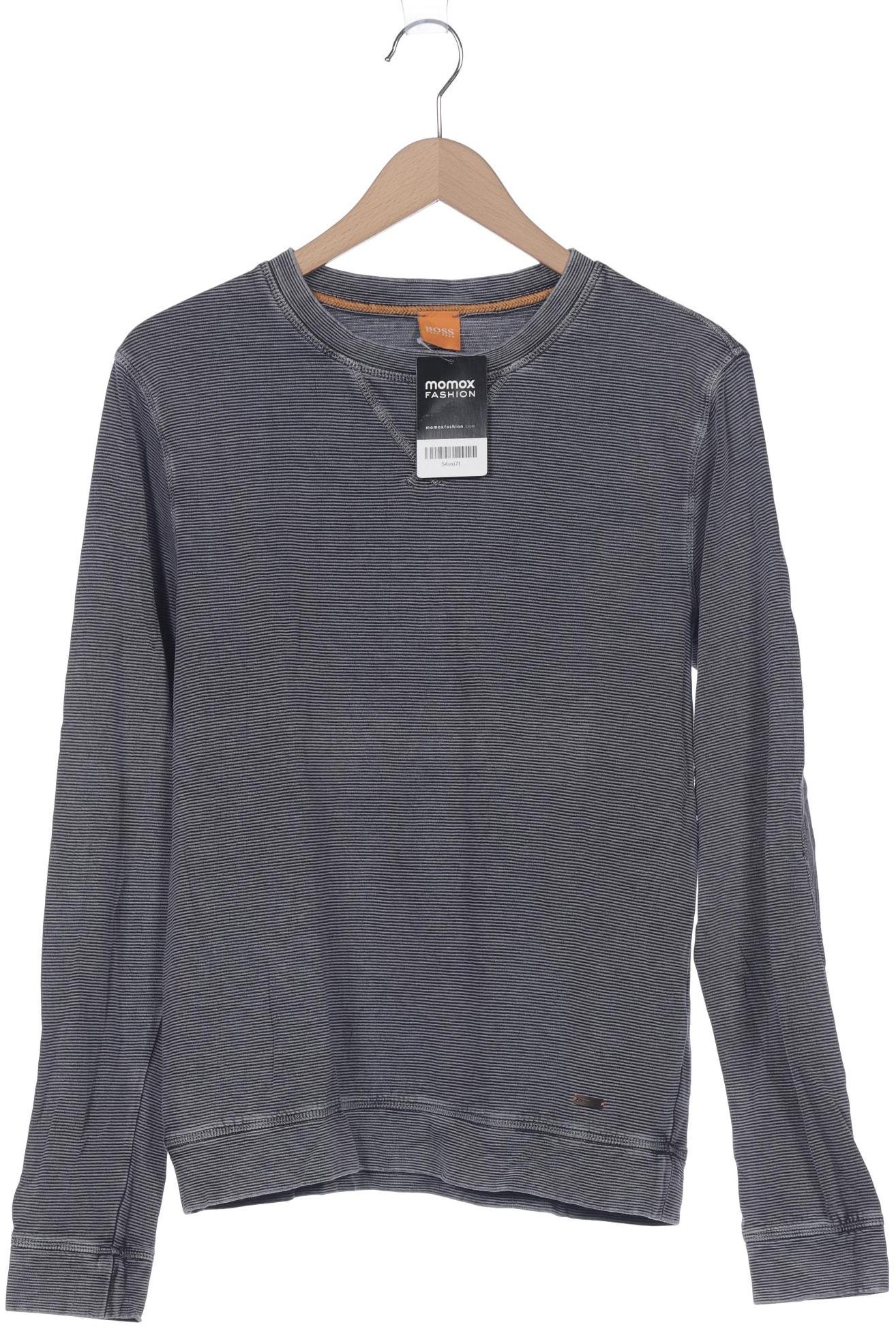 

Boss Orange Herren Langarmshirt, grau, Gr. 46