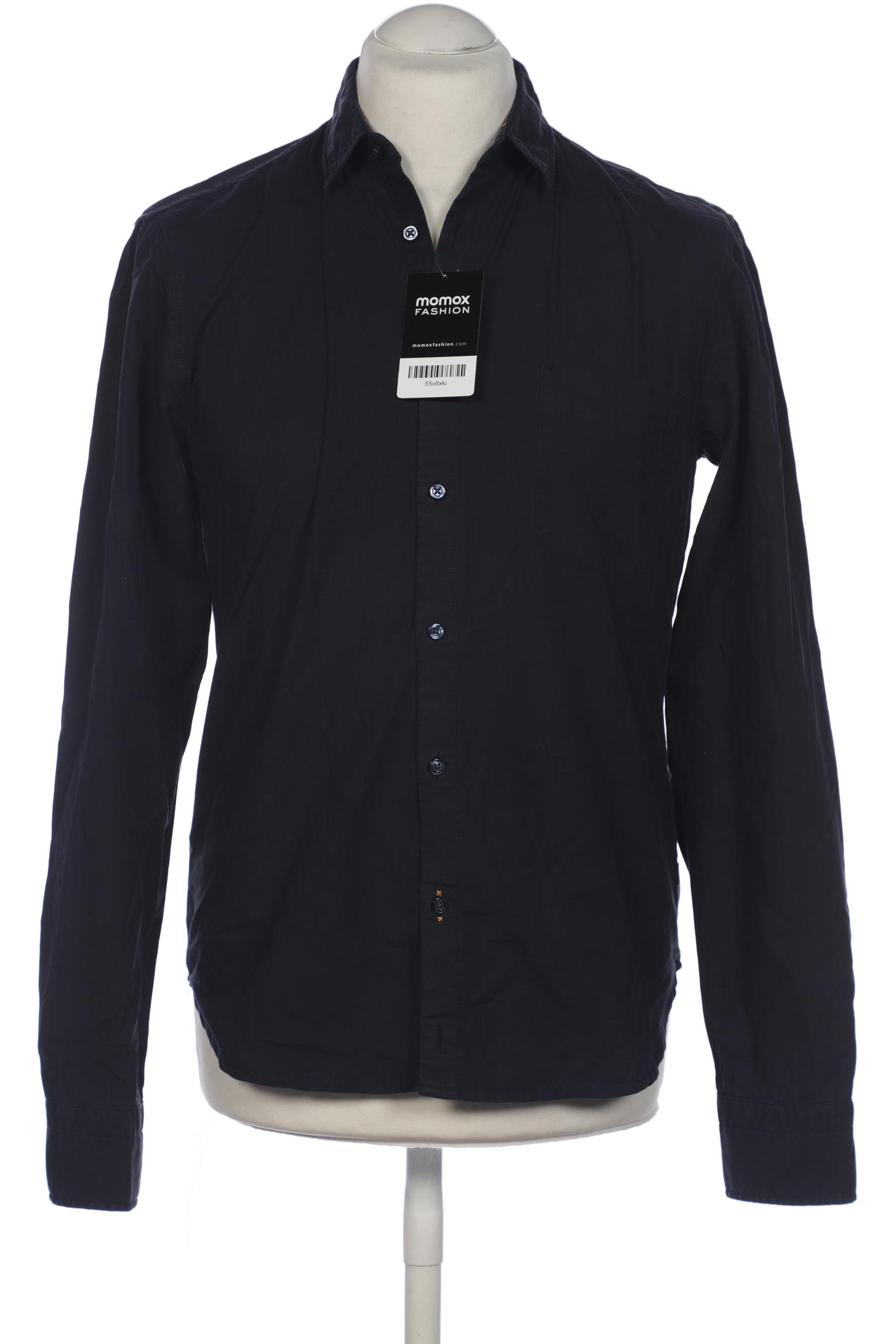 

Boss Orange Herren Hemd, marineblau, Gr. 48