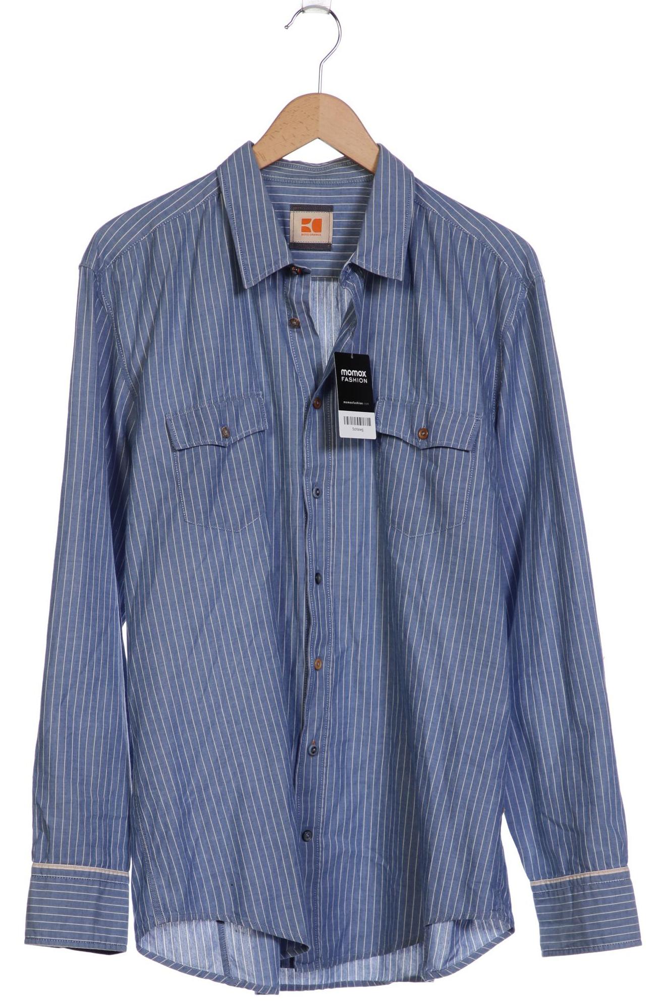 

Boss Orange Herren Hemd, blau, Gr. 56