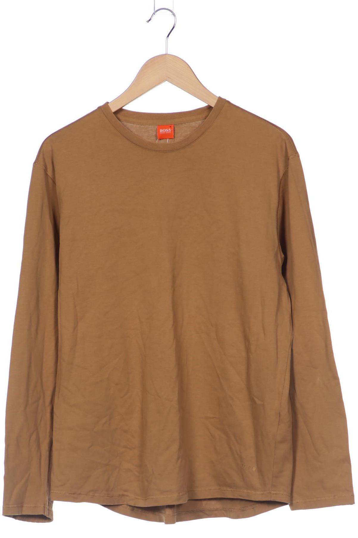 

Boss Orange Herren Langarmshirt, braun, Gr. 52