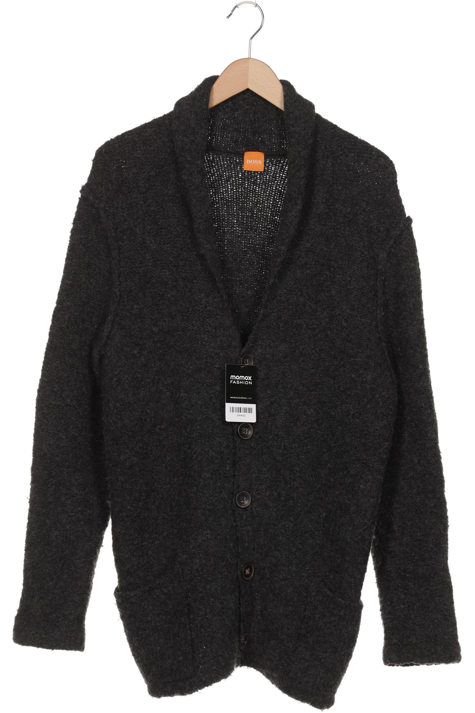 

Boss Orange Herren Strickjacke, grau, Gr. 54
