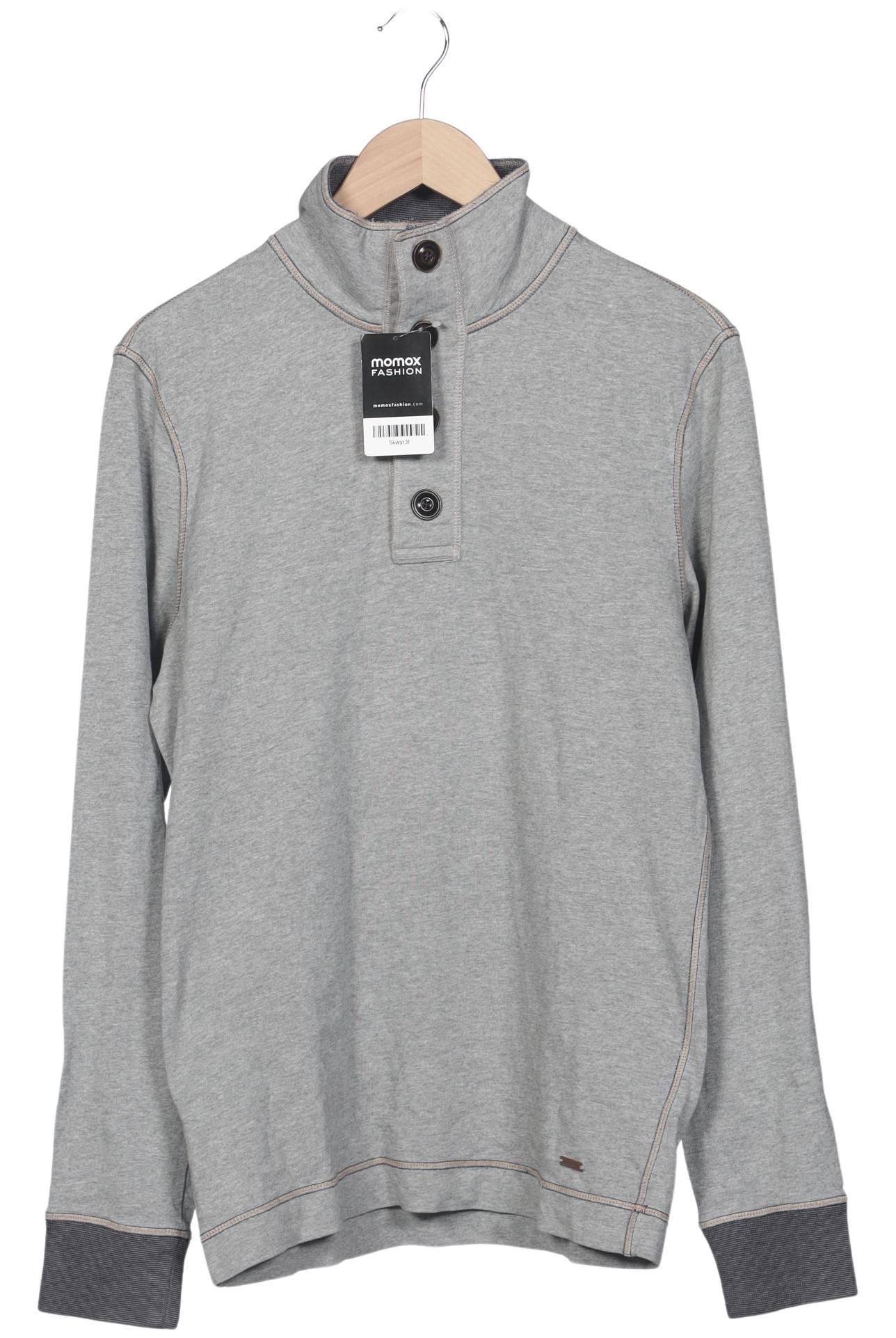 

Boss Orange Herren Langarmshirt, grau, Gr. 48