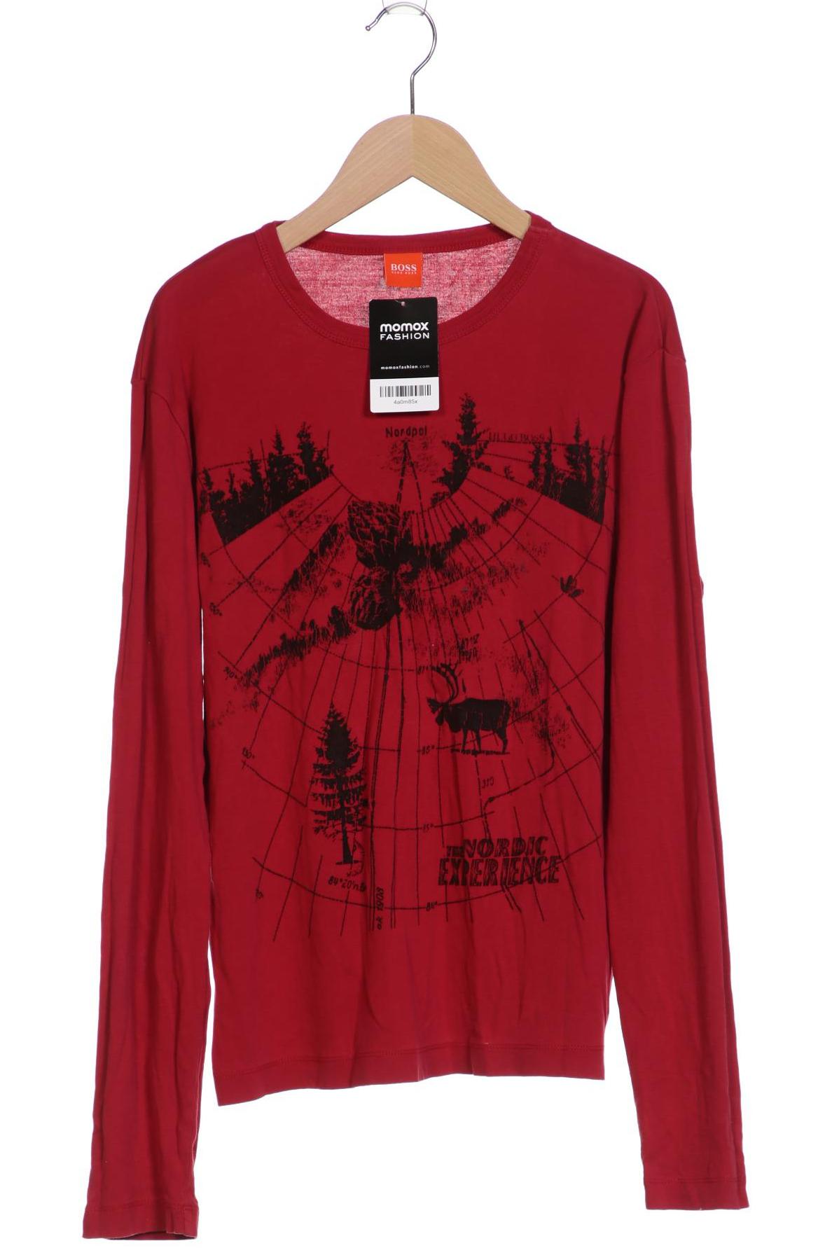 

Boss Orange Herren Langarmshirt, rot
