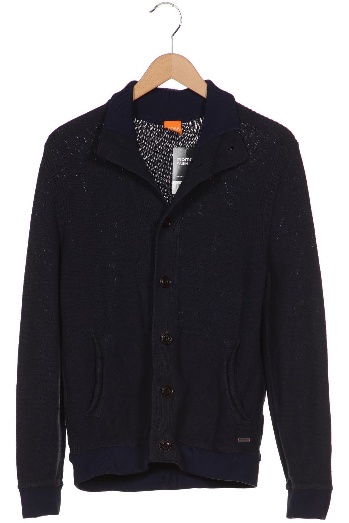 

Boss Orange Herren Strickjacke, marineblau, Gr. 52