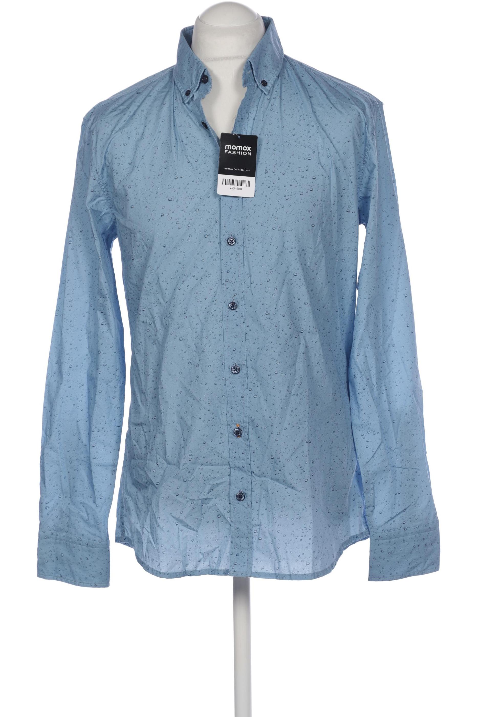 

Boss Orange Herren Hemd, blau, Gr. 52