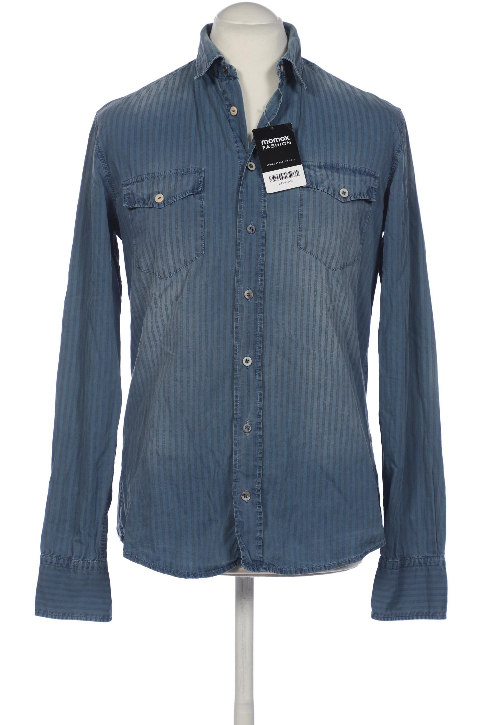 

Boss Orange Herren Hemd, blau, Gr. 48