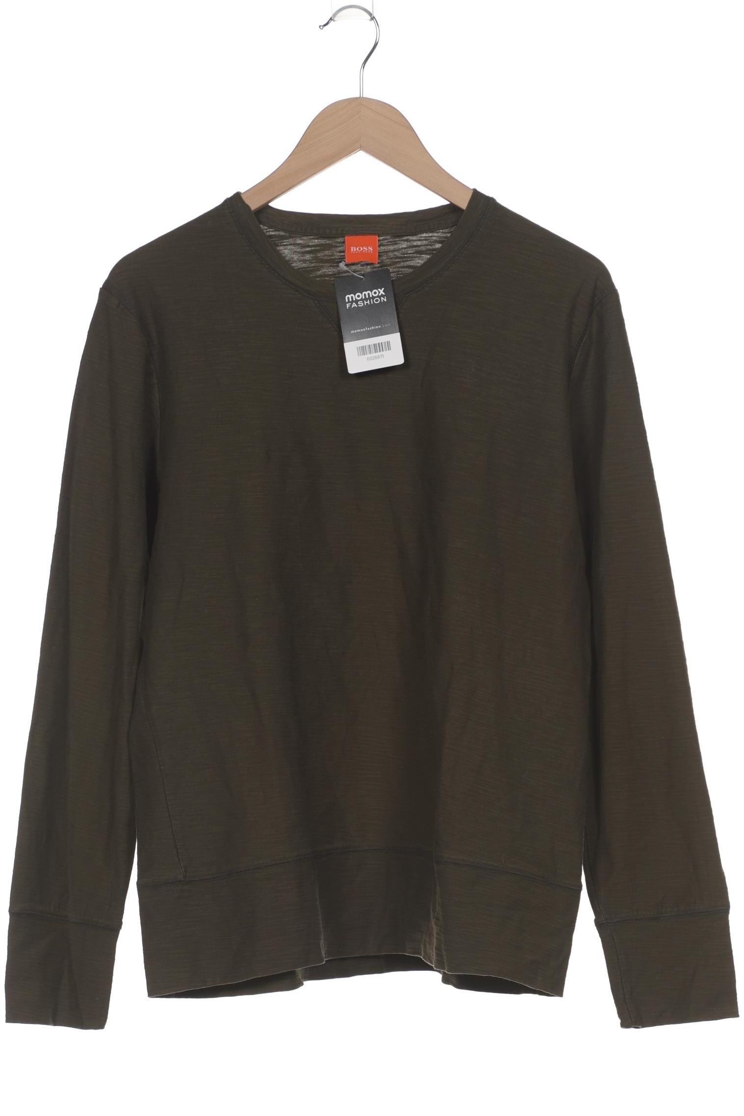 

Boss Orange Herren Langarmshirt, grün, Gr. 52