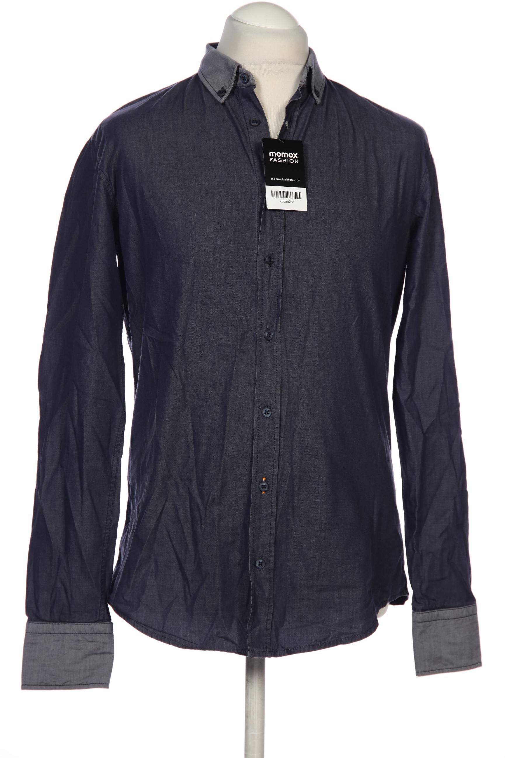 

Boss Orange Herren Hemd, marineblau, Gr. 48