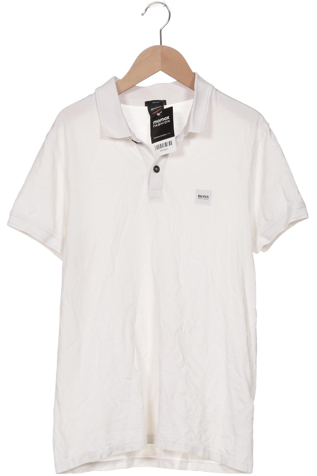 

Boss Orange Herren Poloshirt, weiß, Gr. 46