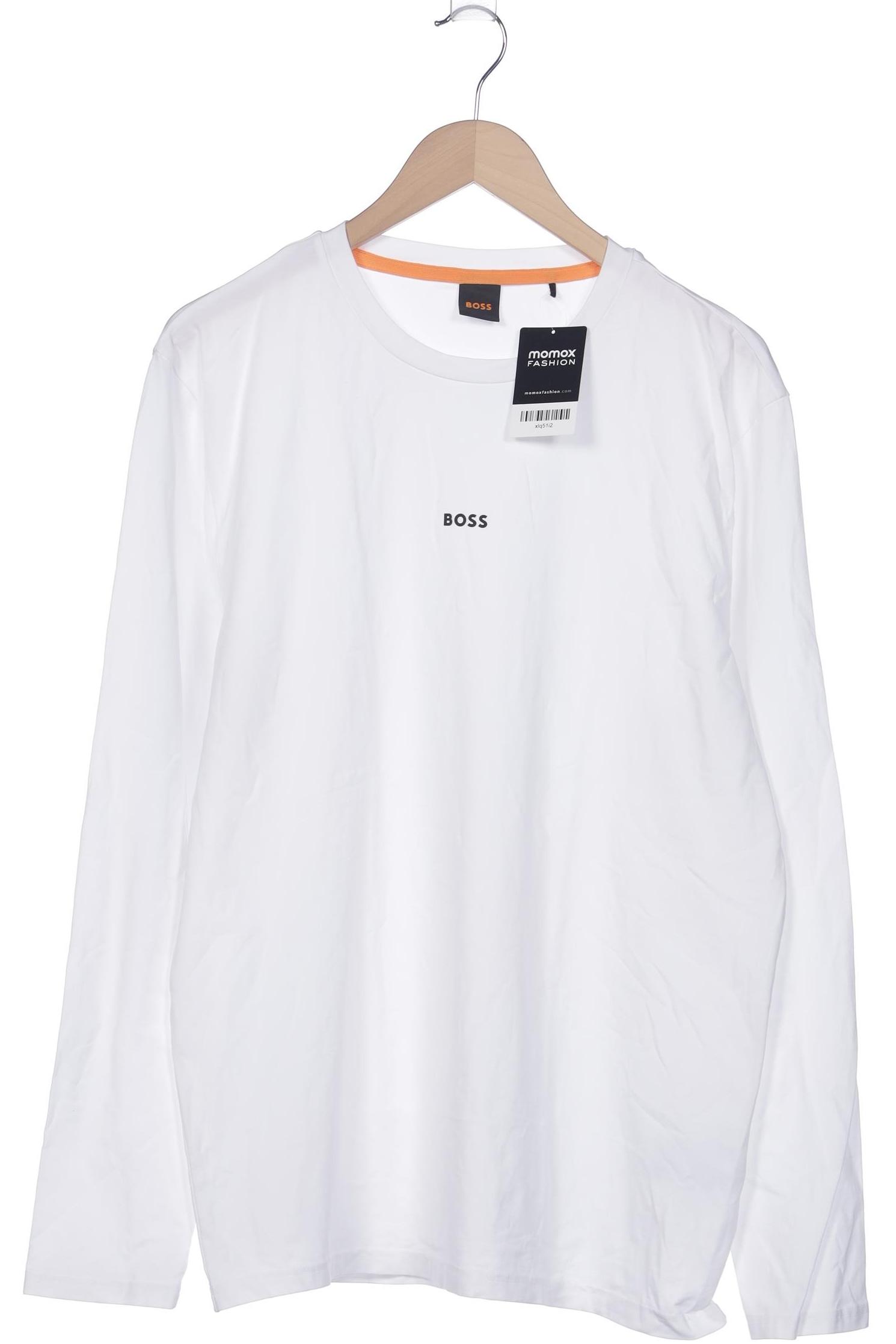 

Boss Orange Herren Langarmshirt, weiß, Gr. 56