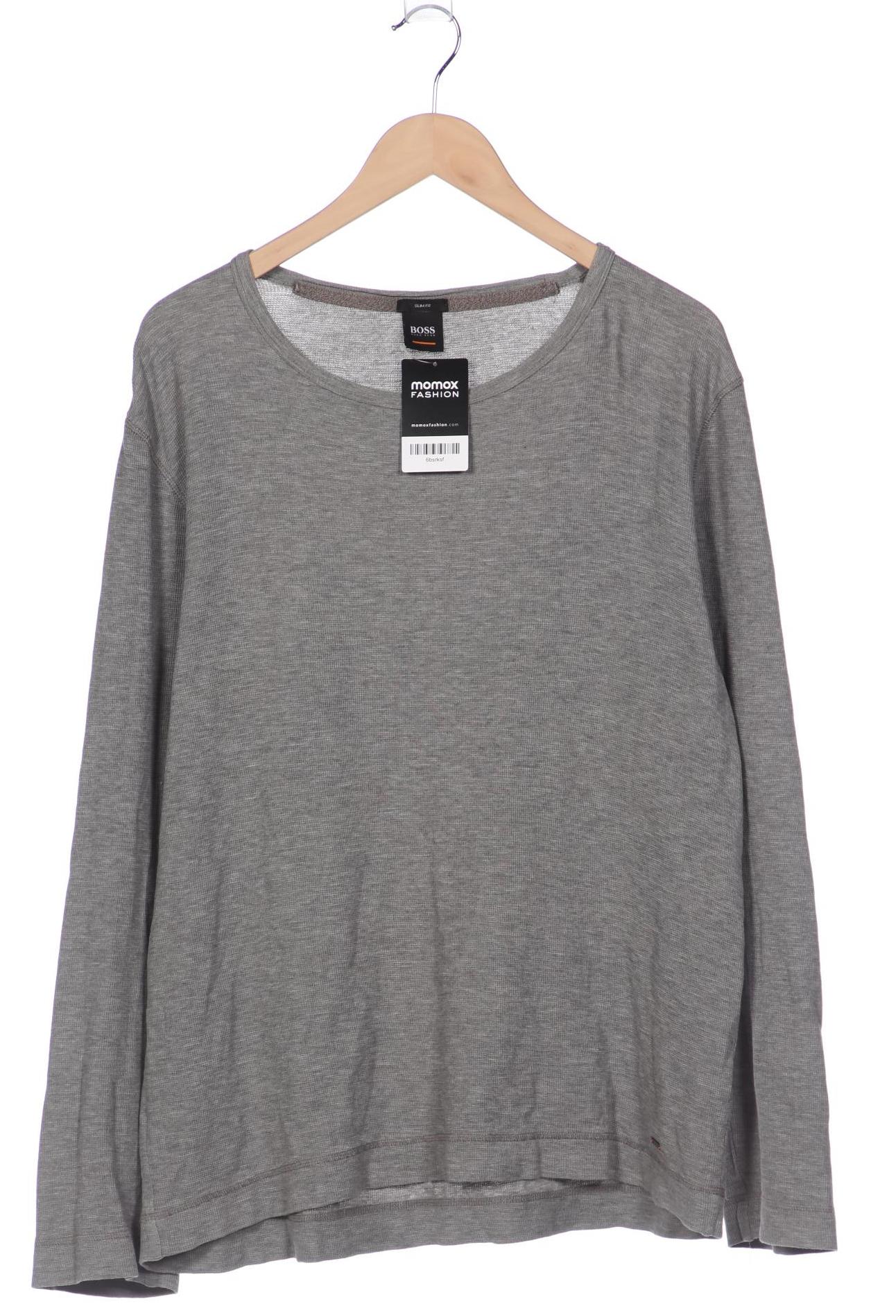 

Boss Orange Herren Langarmshirt, grau