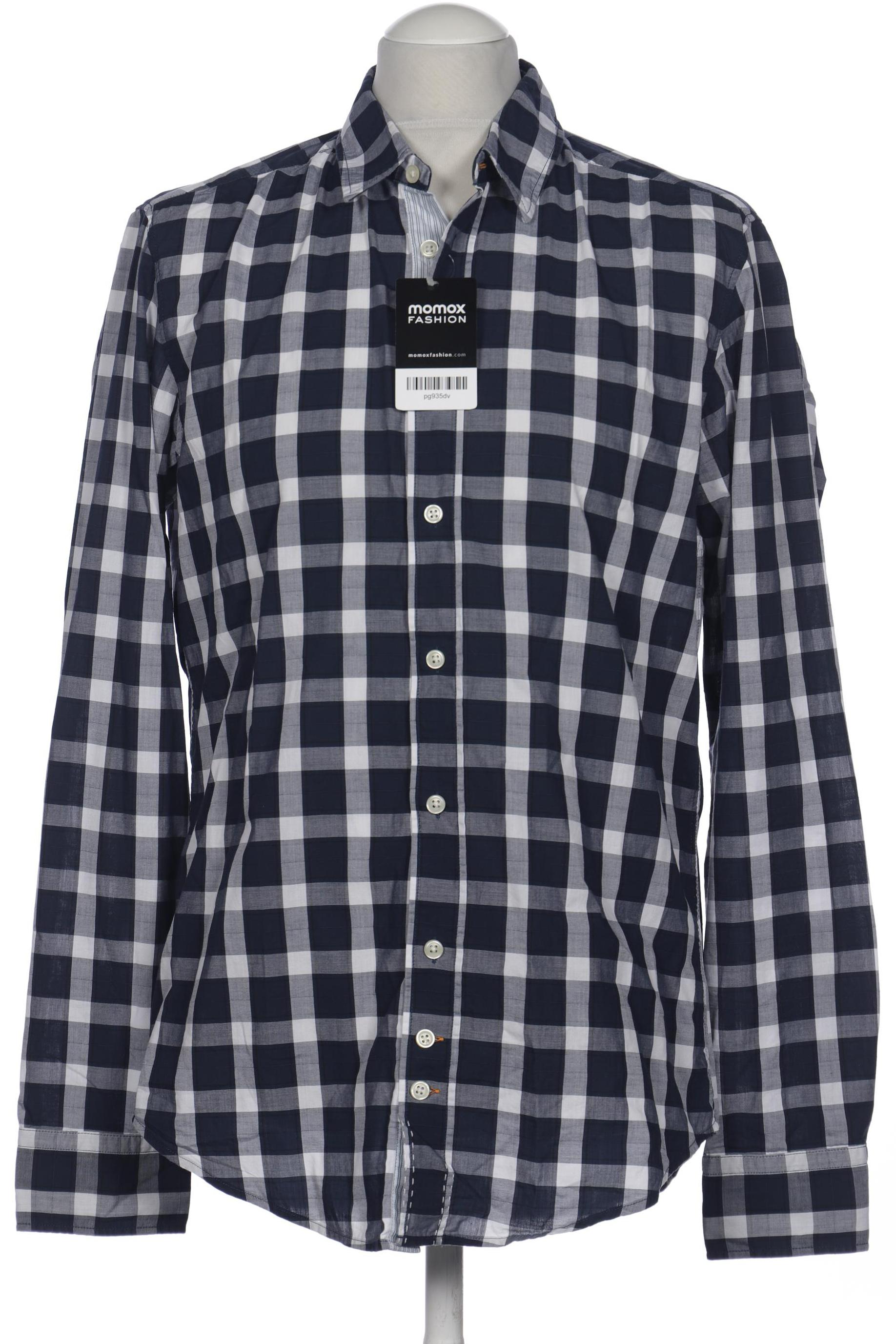 

Boss Orange Herren Hemd, marineblau, Gr. 48