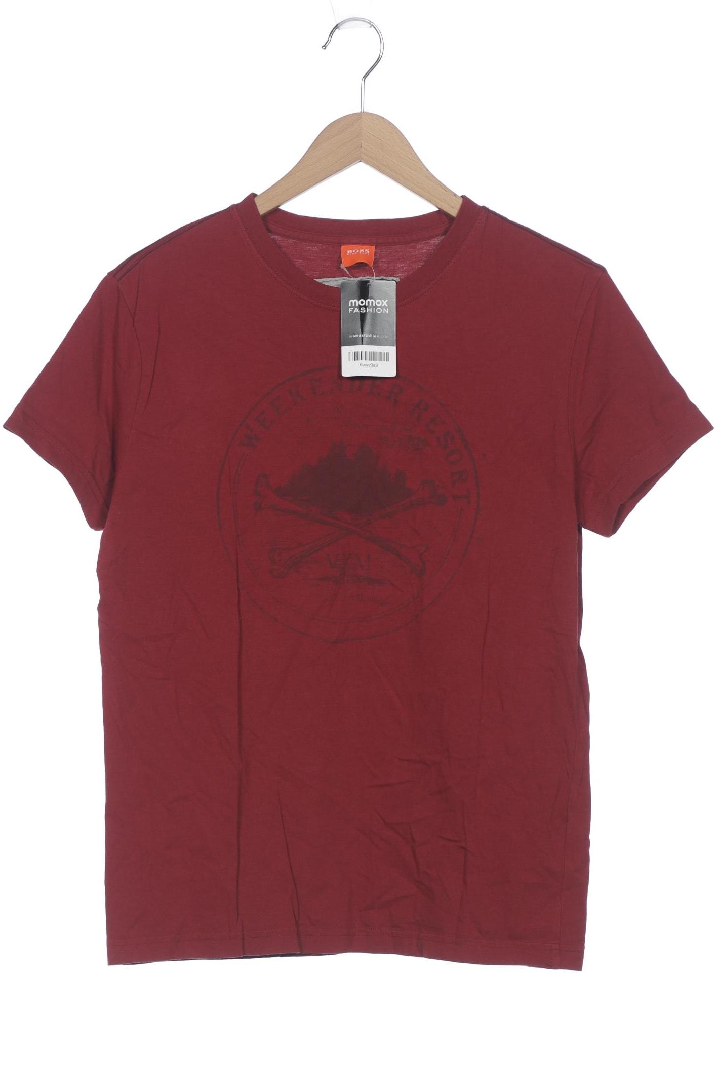 

Boss Orange Herren T-Shirt, bordeaux, Gr. 46
